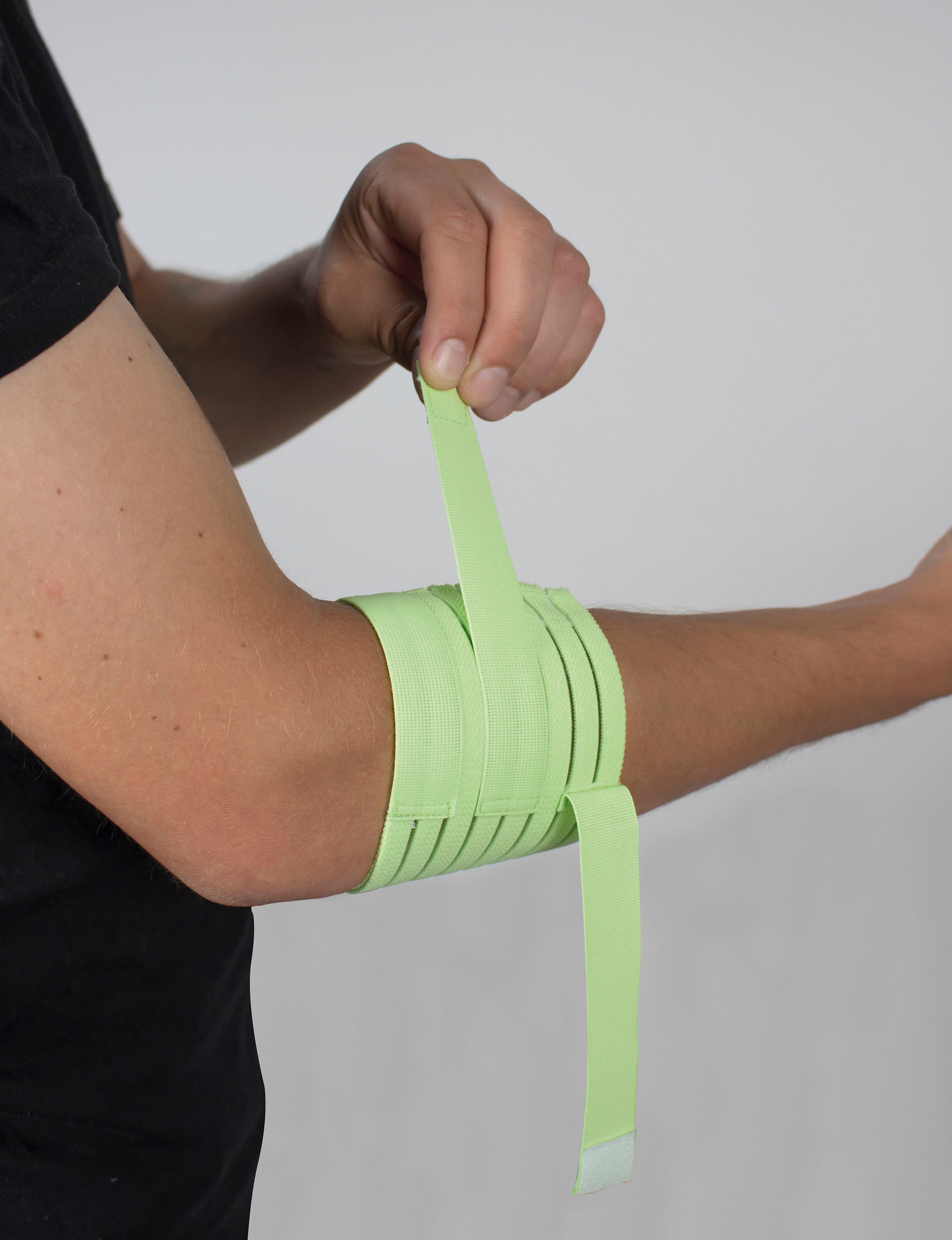Hydas Ellenbogenbandage »für maximalen Komfort, aus recyceltem Kunststoff«, Bei Sehnenansatzentzündungen am Ellenbogen, z.B. Tennisarm