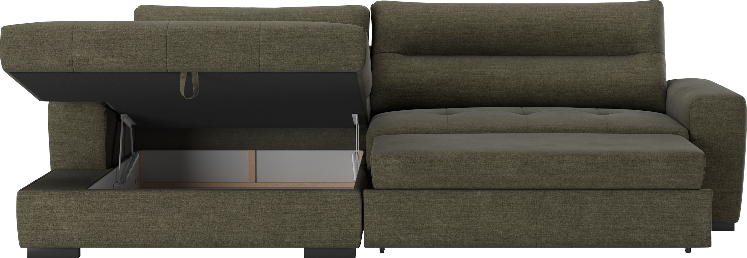 COTTA Ecksofa »Cappa L-Form«, wahlweise mit Bettfunktion & Bettkasten