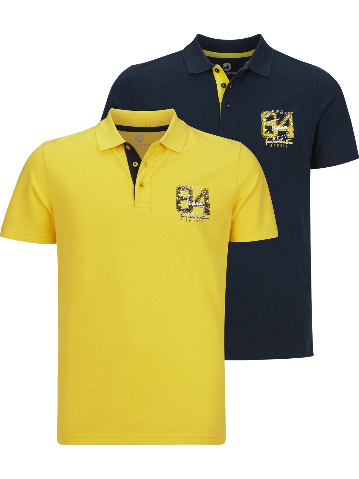Jan Vanderstorm Poloshirt »Doppelpack Poloshirt GLENN«
