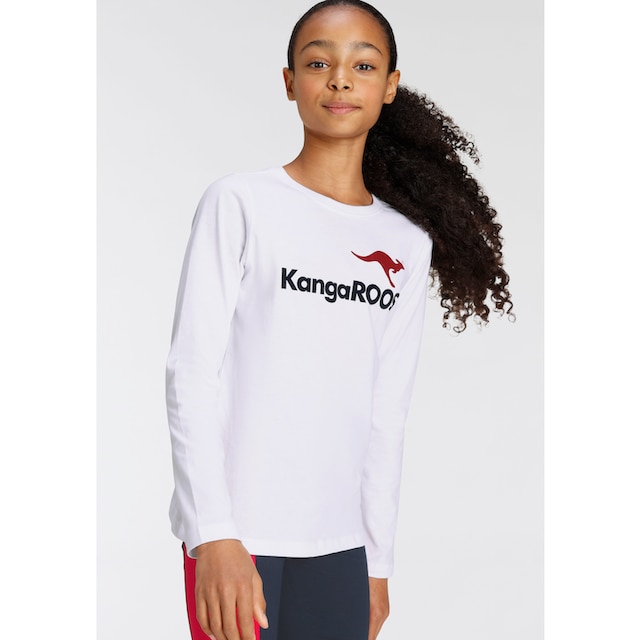 KangaROOS Langarmshirt »Basic Logo« bei ♕