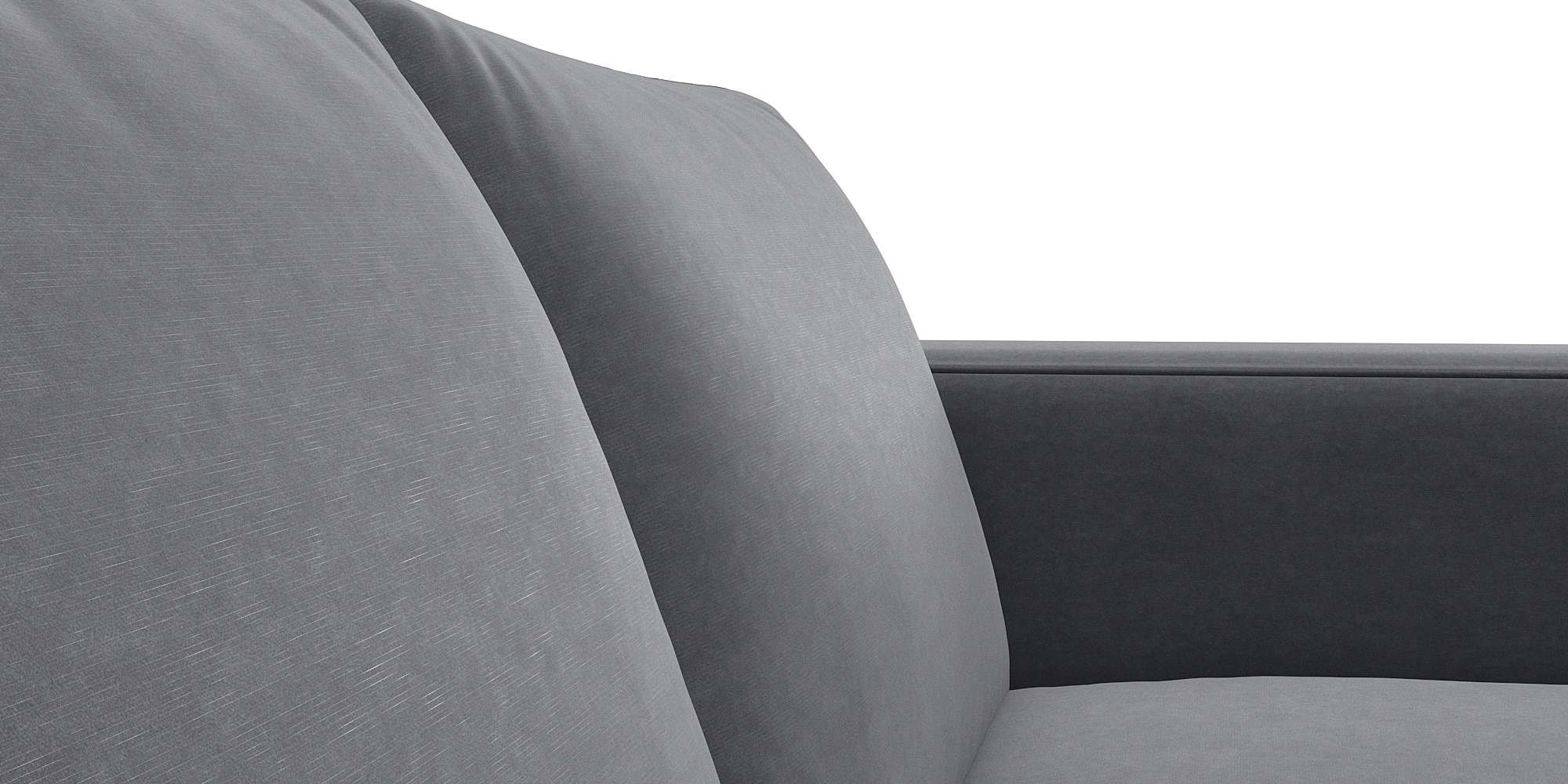 FLEXLUX 2,5-Sitzer »Fiore, super Sitzkomfort durch Kaltschaum,«, breite Armlehnen, Füße Alu+ Eiche
