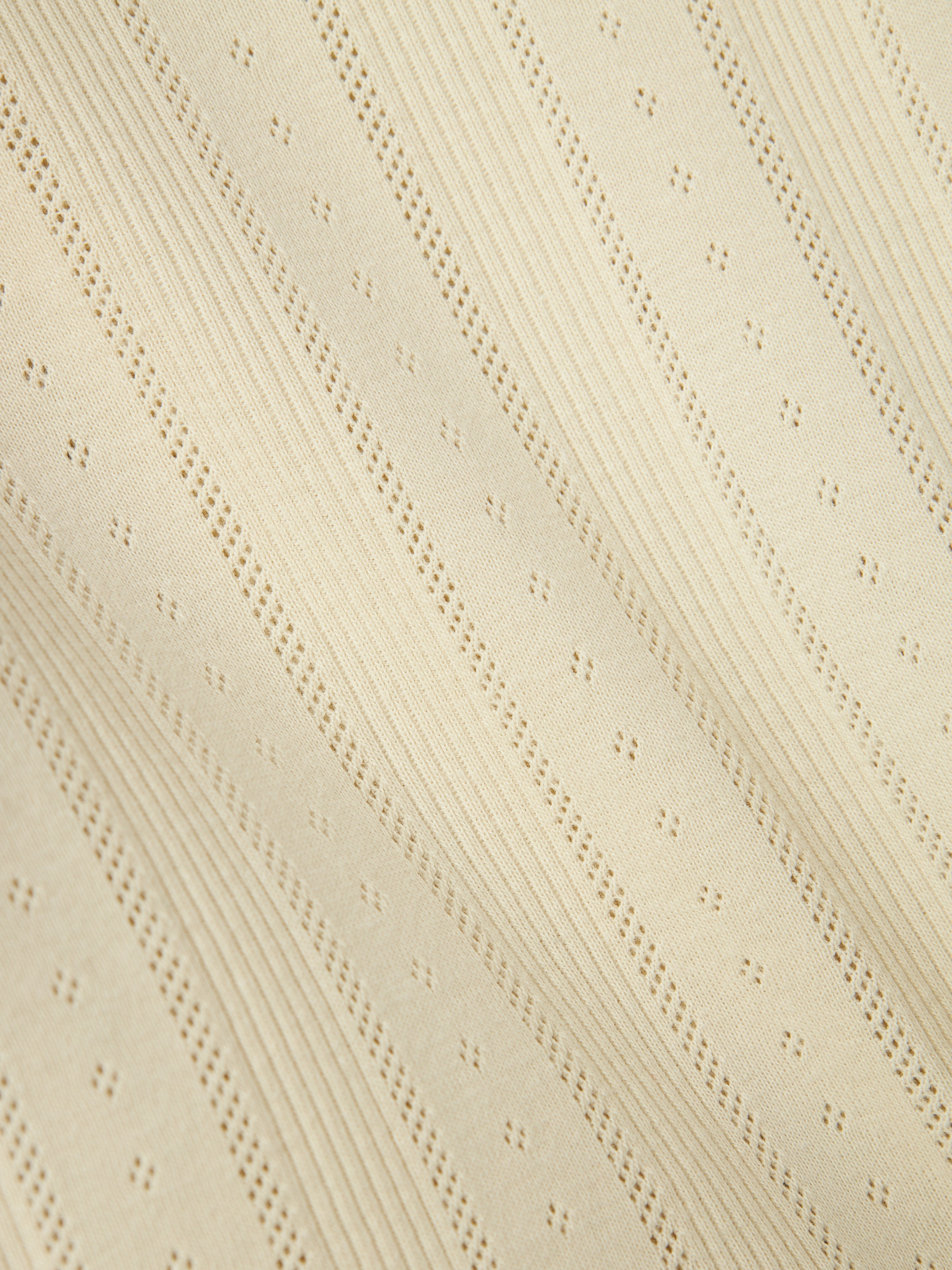 Name It Longtop »NMFJULIA LS SLIM TOP NOOS« mit tollem Volant an der Schulter und im süßen Ajourstrick-Design