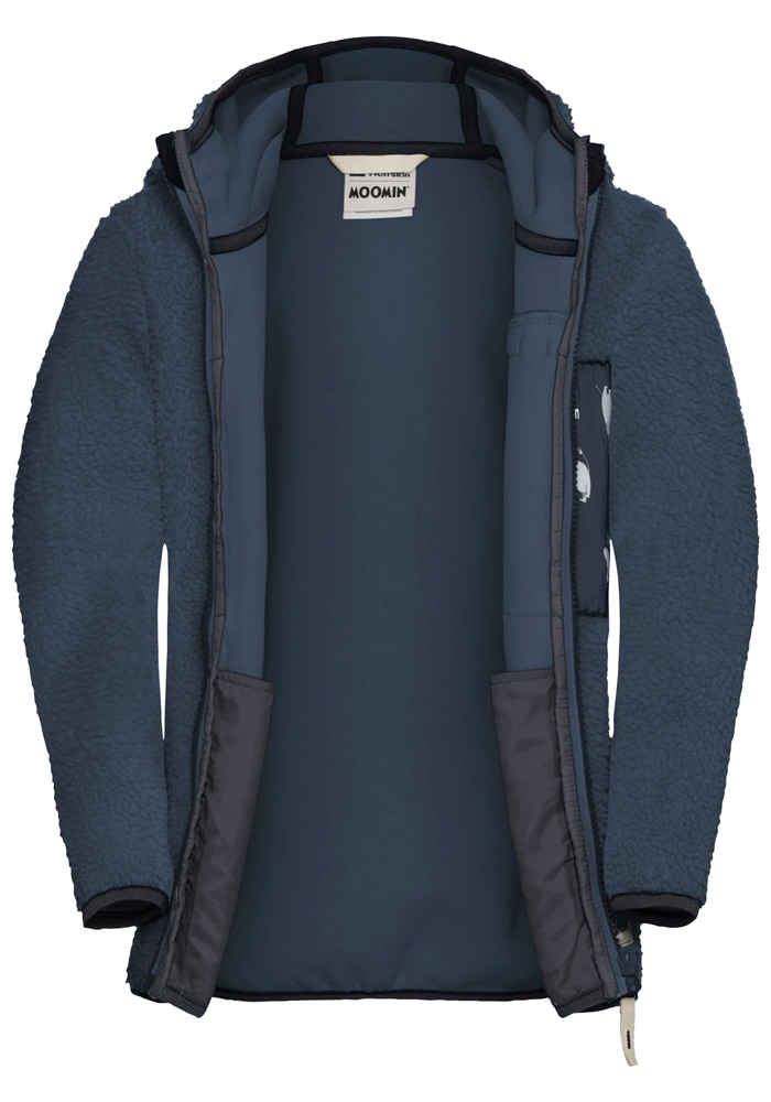 Jack Wolfskin Fleecejacke »MOOMIN ICE CURL K«, mit Kapuze