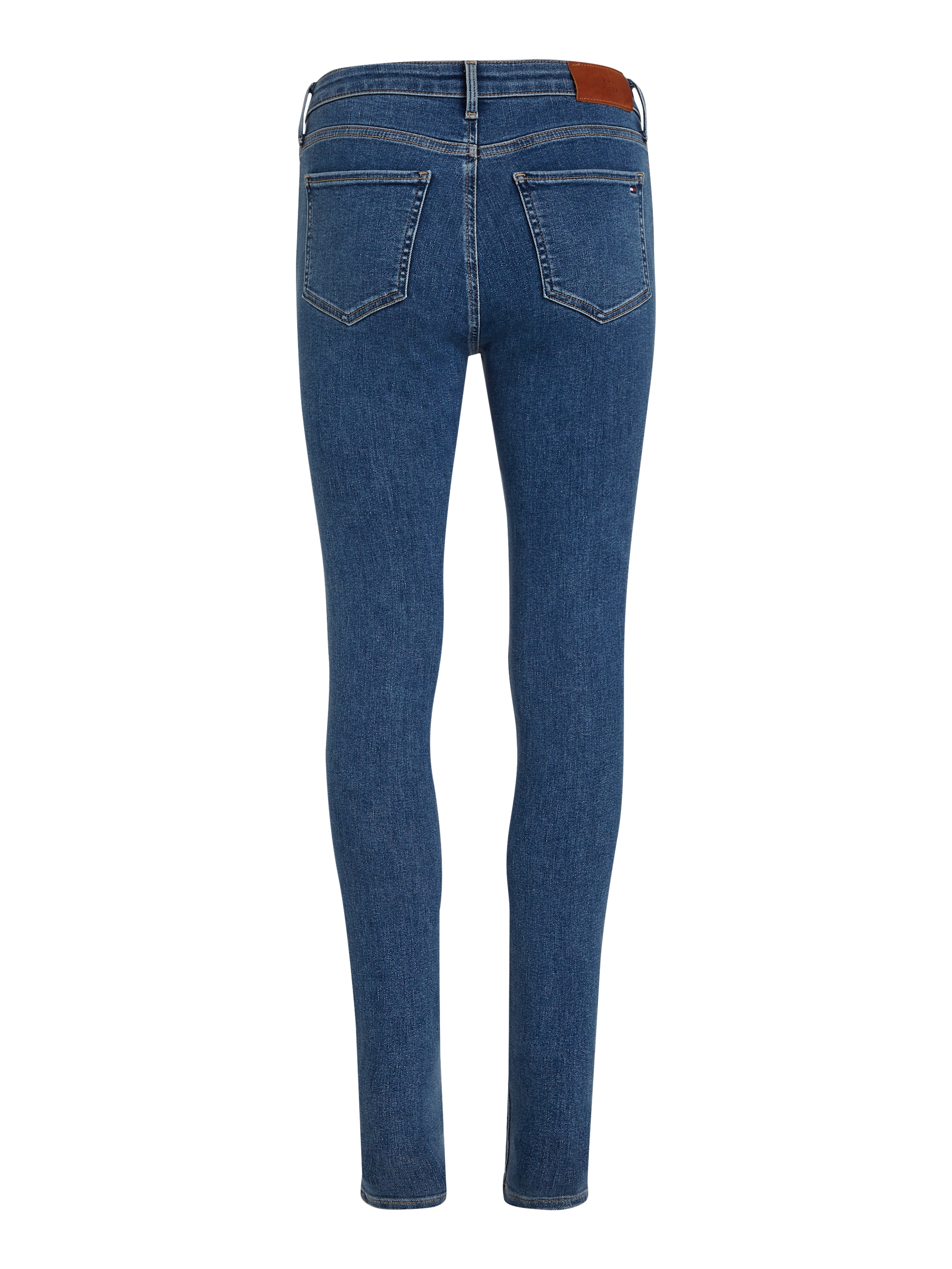 Tommy Hilfiger Skinny-fit-Jeans »COMO SKINNY RW BLACK«, mit Tommy Hilfiger Logo-Badge
