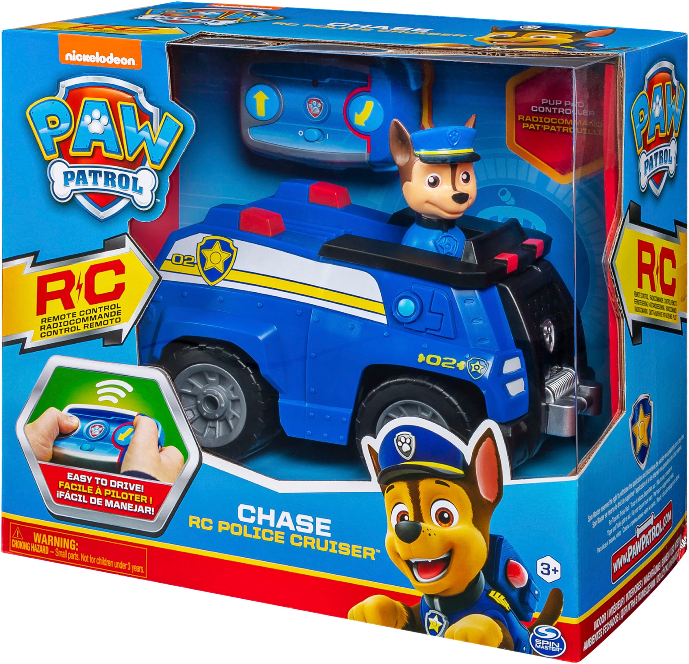 Spin Master RC-Auto »Paw Patrol - RC Chase«, inklusive Fernbedienung