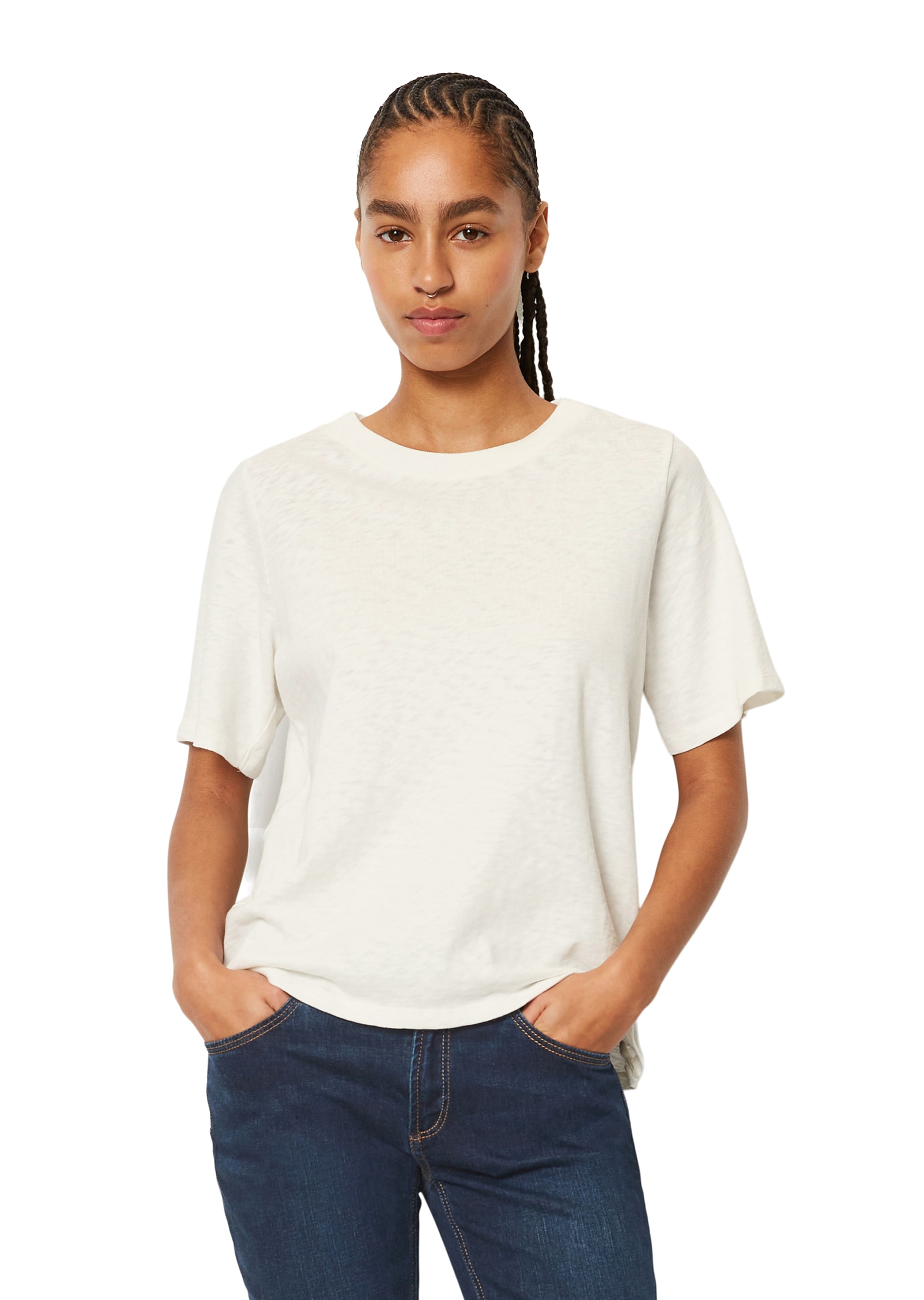 Marc O'Polo DENIM T-Shirt im cleanen Basic-Look