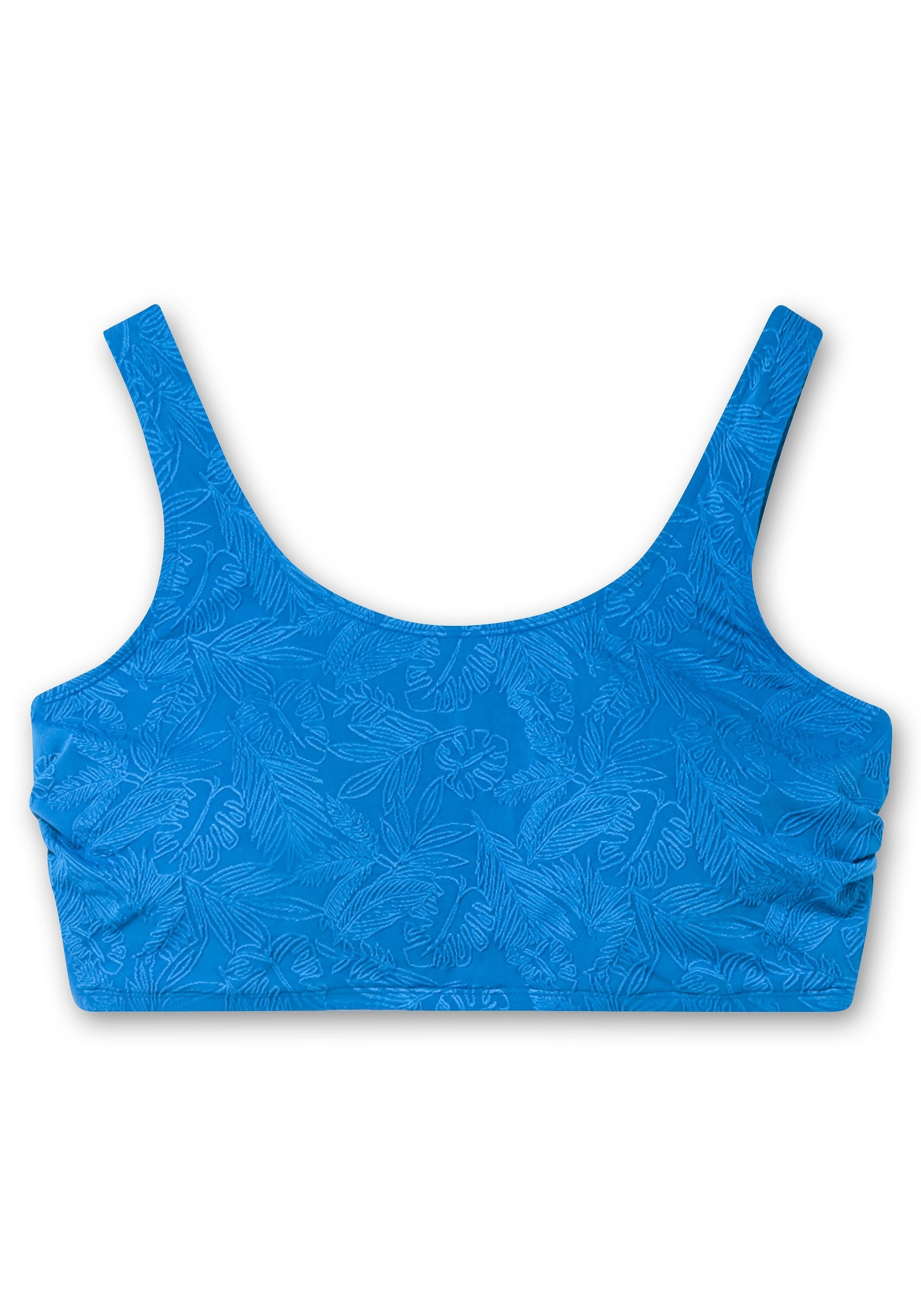 Sheego Bügel-Bikini-Top »Bikini-Bustier mit Blumen-Struktur und Softcups«