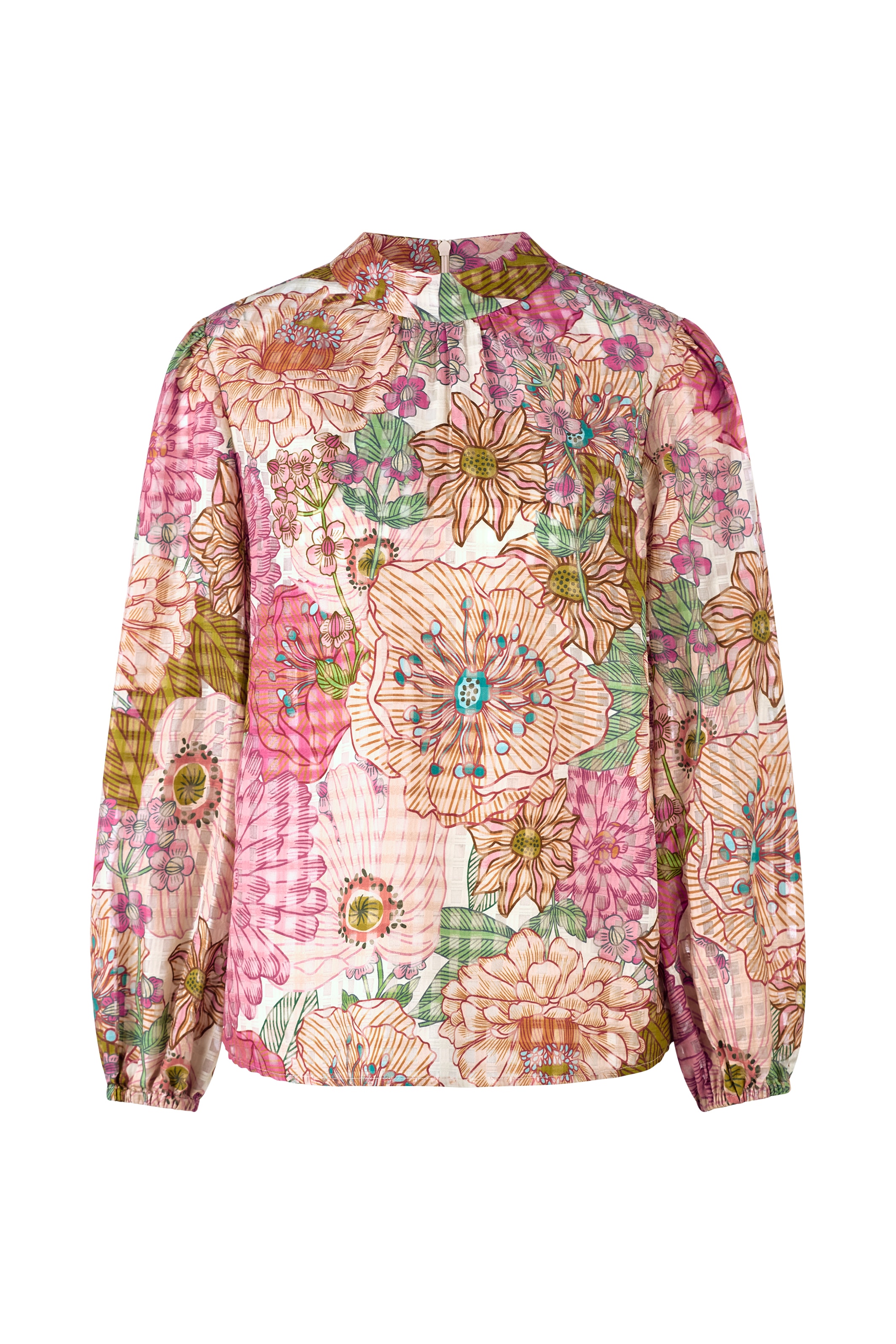 RICHROYAL Klassische Bluse, Mit Rundhalsausschnitt