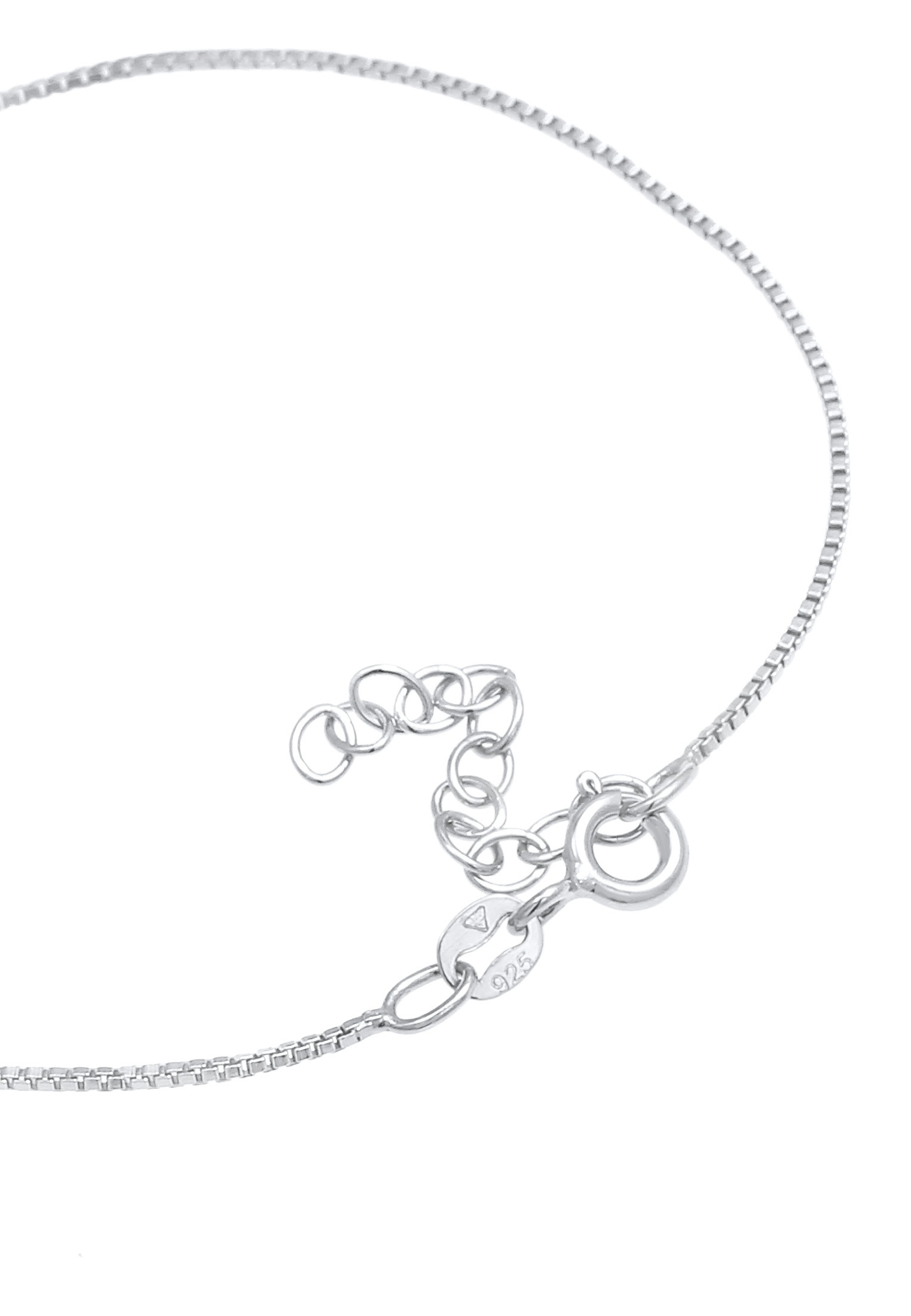 Elli Armkette »Armband Venezianer Basic Rechteckige Glieder 925 Silber«