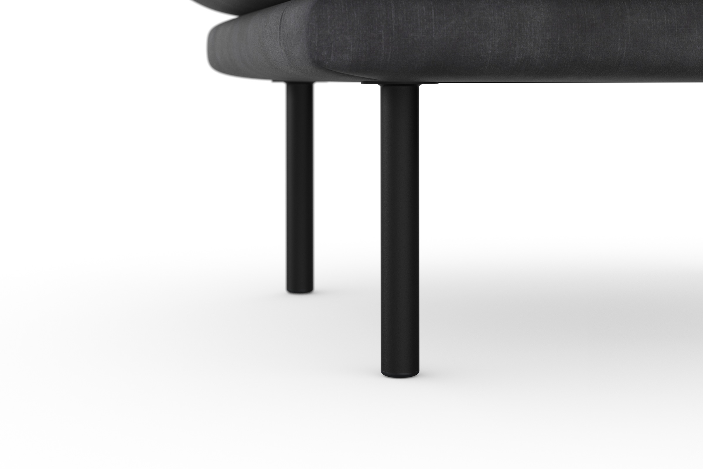 andas Polsterhocker »Stine«, Besonderes Design durch Kissenoptik und Keder, by Morten Georgsen