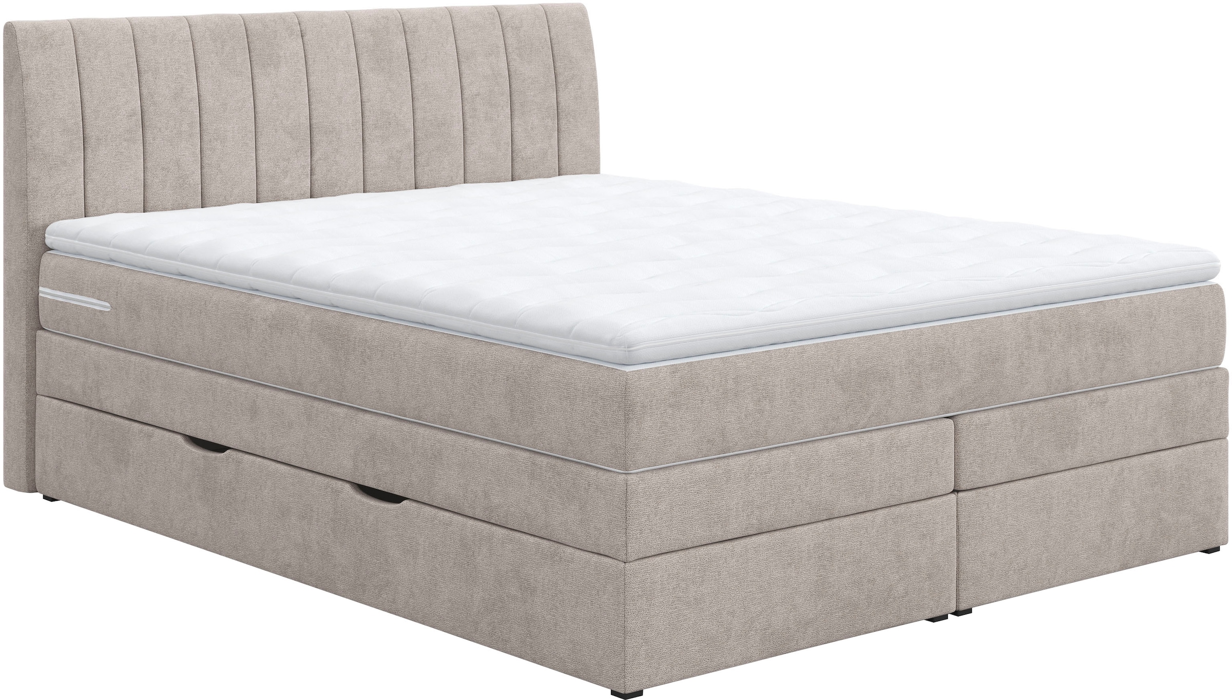 COTTA Boxspringbett »Shark inkl. Bettkasten und Topper«, erhältlich in den Breiten 140x200cm, 160x200cm und 180x200cm