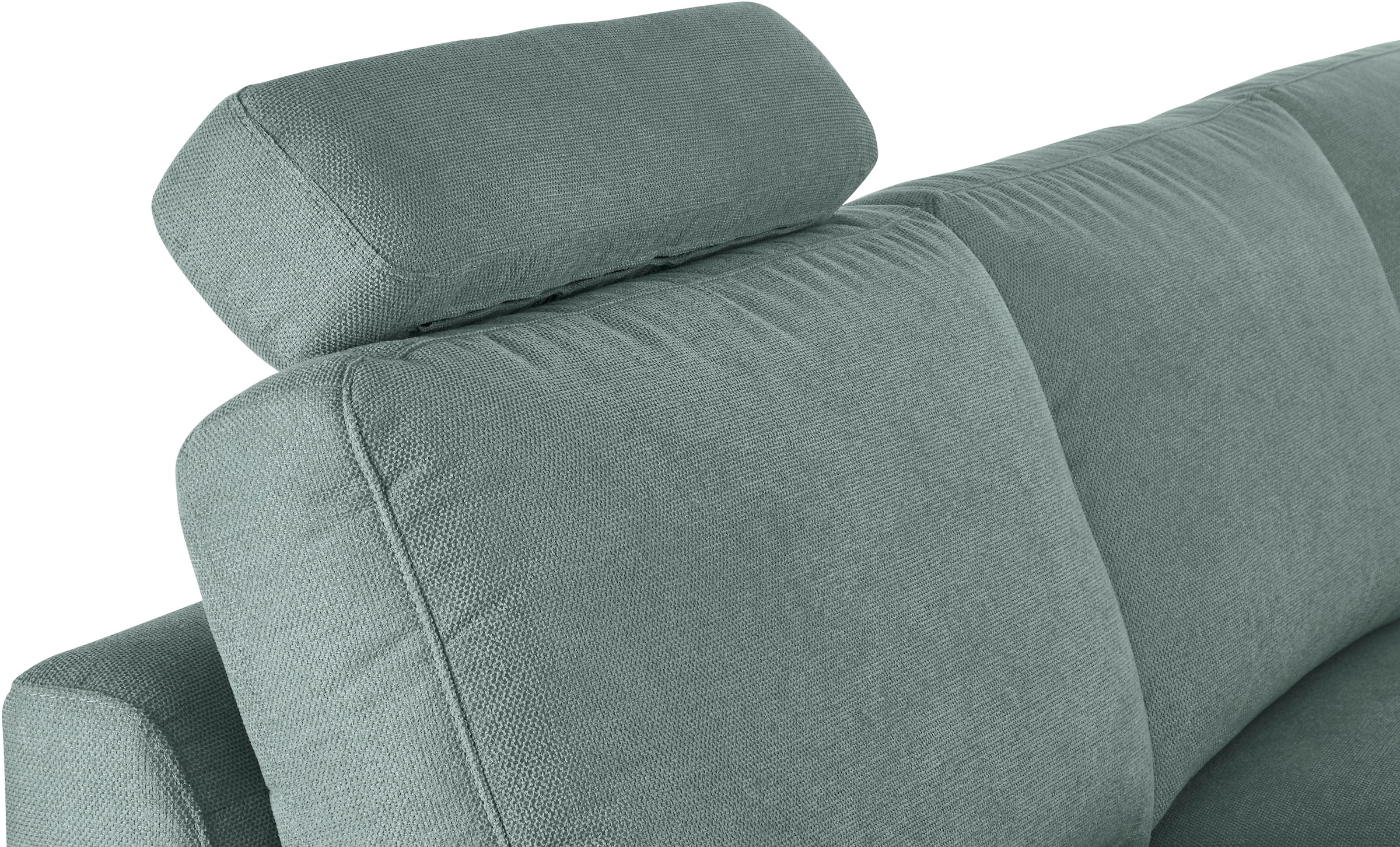 3C Candy Ecksofa »Lecce, wahlweise PUR-Schaumstoff oder Tonnentaschenfederkern«, Bett im 2,5-Sitzer, teilmotorische Schlaffunktion im Longchair, L-Form