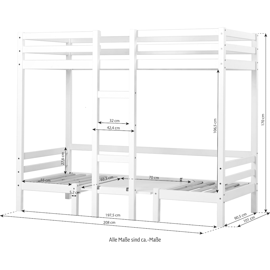 Hoppekids Hochbett »ECO Dream JUMBO«