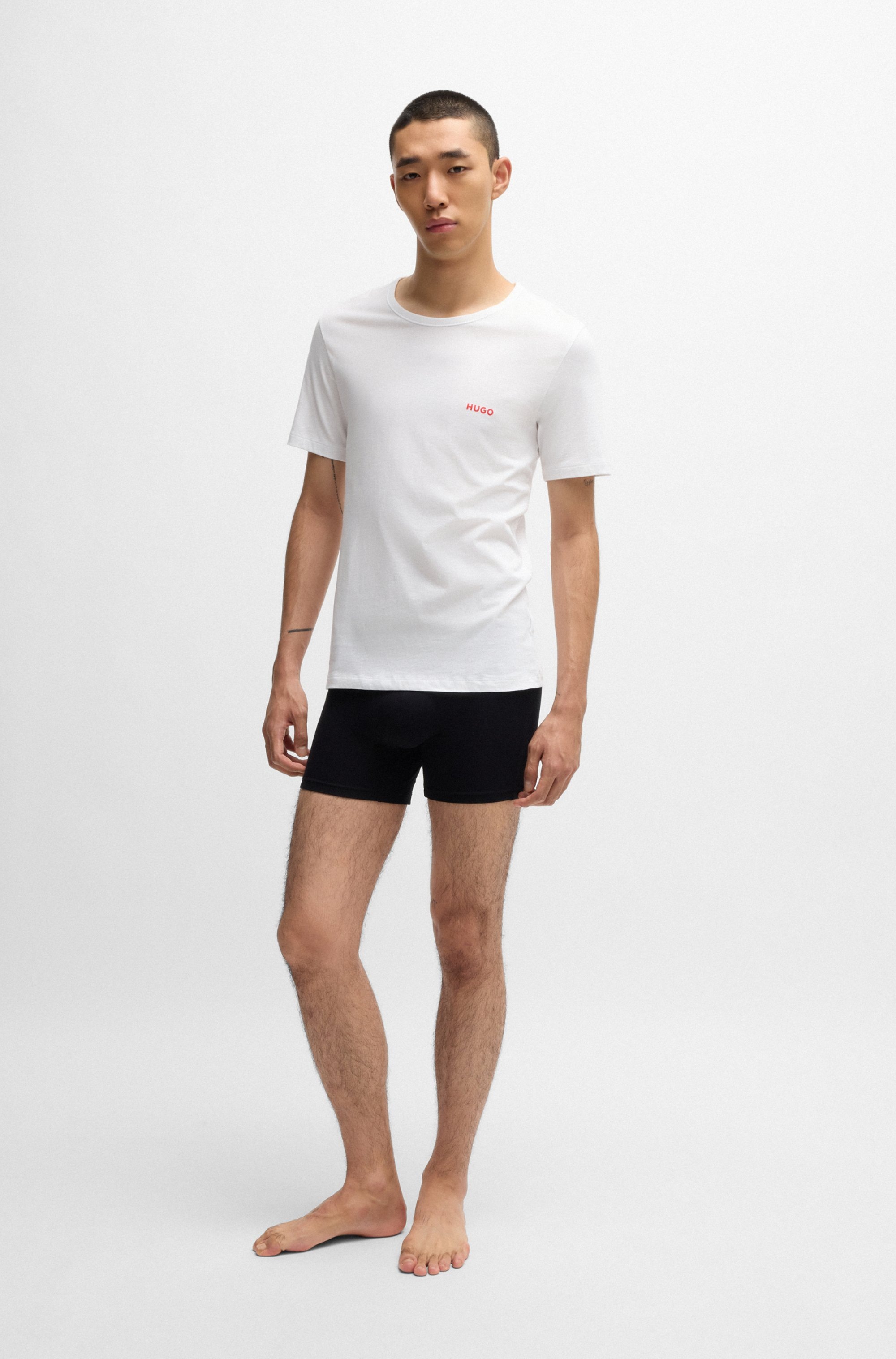 HUGO Underwear T-Shirt »RN TRIPLET P«, (3 tlg.)