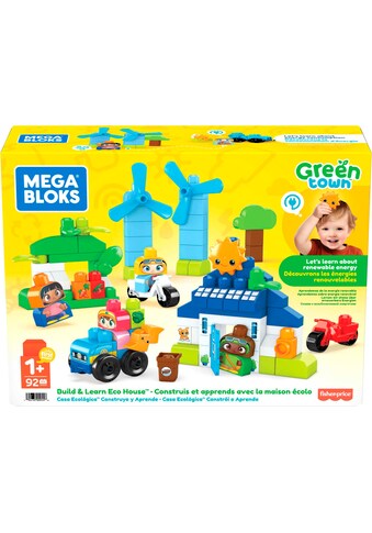 MEGA BLOKS Spielbausteine »Green Town Bau- und Lernspaß Eco Haus«, Verpackung aus... kaufen