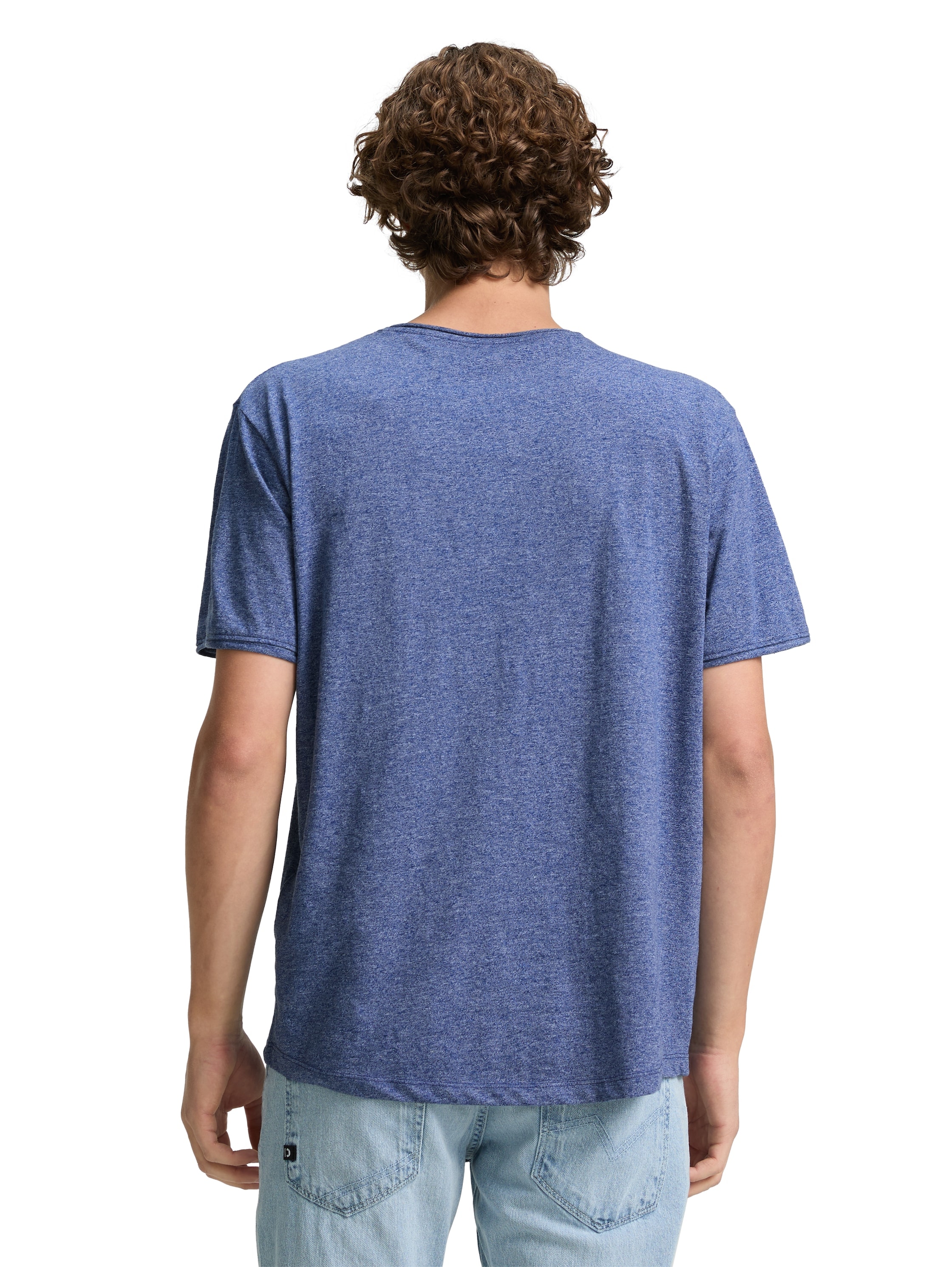 TOM TAILOR Denim T-Shirt, in Melange-Optik