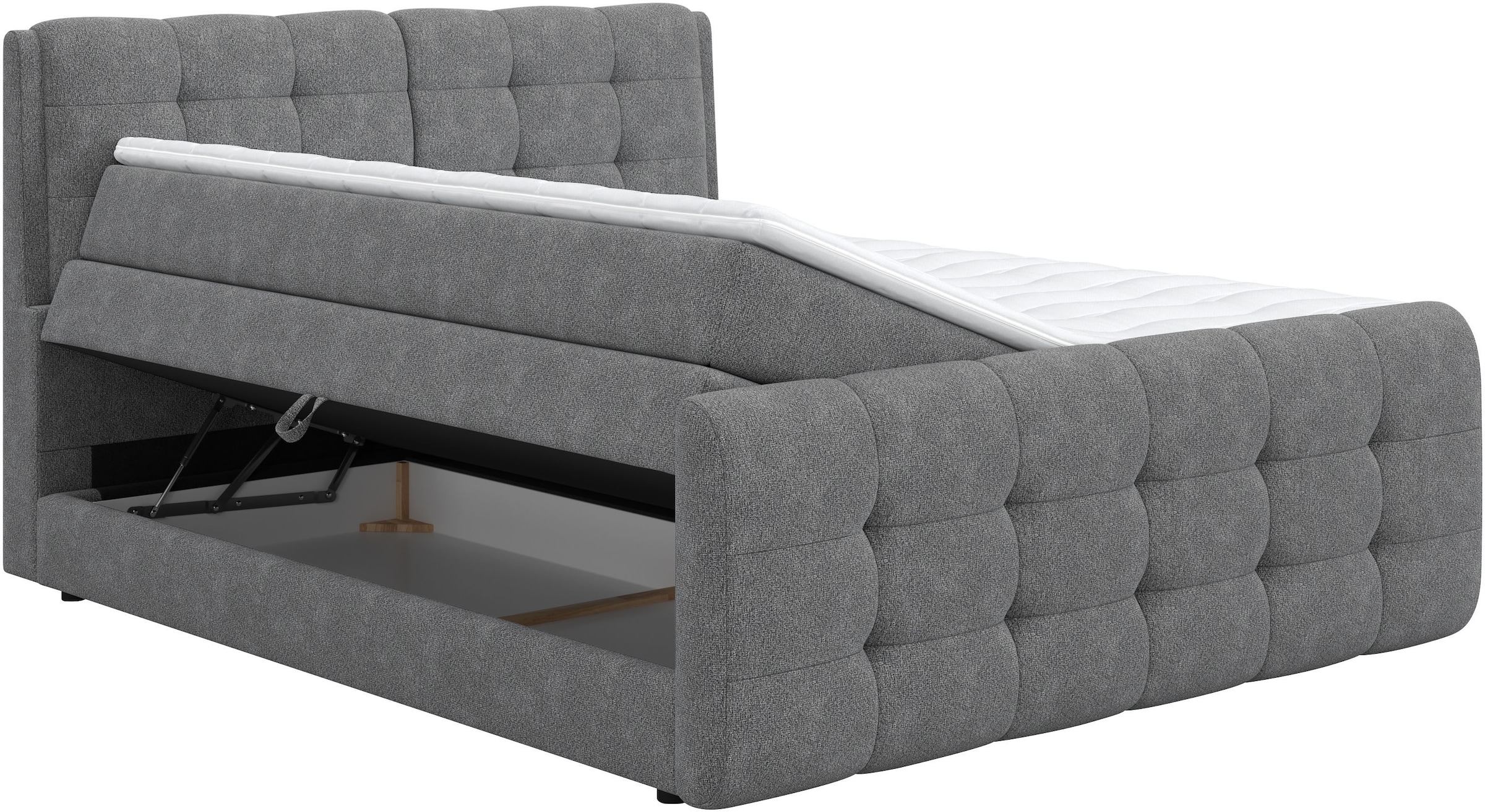 COTTA Boxspringbett »Fort mit Bettkasten, inkl. Topper« erhältlich in verschiedenen Breiten (160cm, 180cm & 200cm)