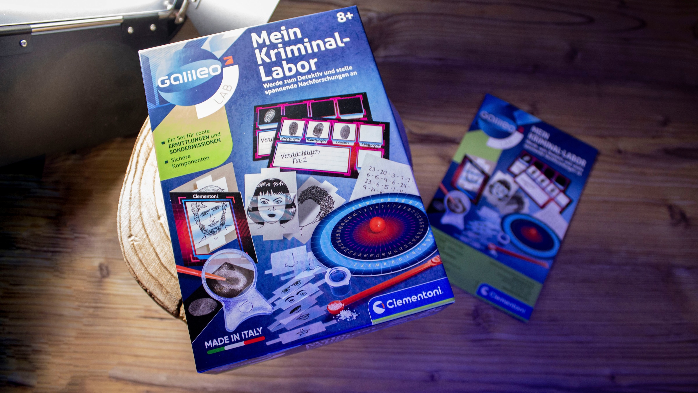Clementoni® Experimentierkasten »Galileo, Mein Kriminal-Labor«, Made in Europe
