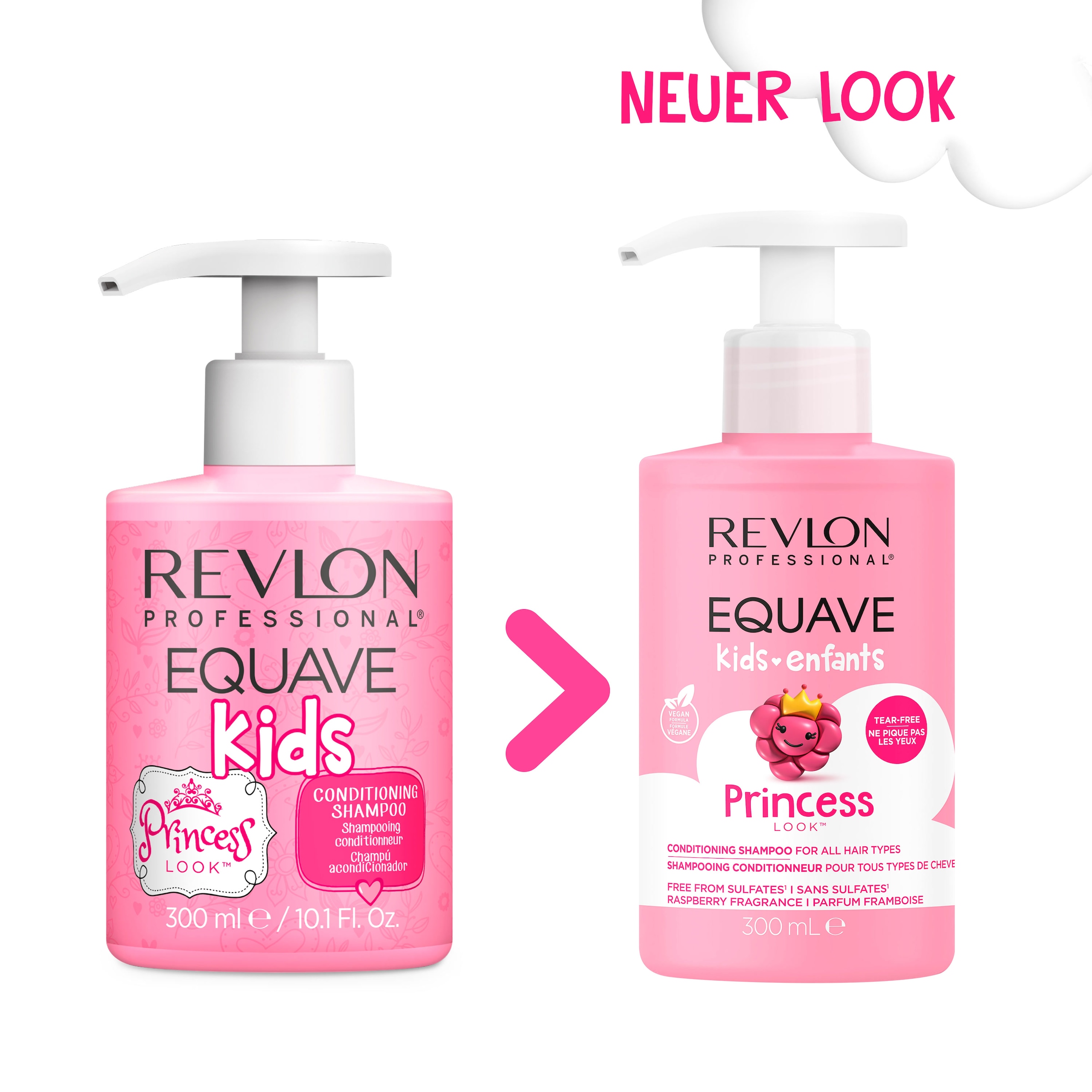 REVLON PROFESSIONAL Haarshampoo »EQUAVE PRINCESS LOOK CONDITIONING SHAMPOO« Reichhaltige Formel frei von Parabenen, Farbstoffen und Allergenen.