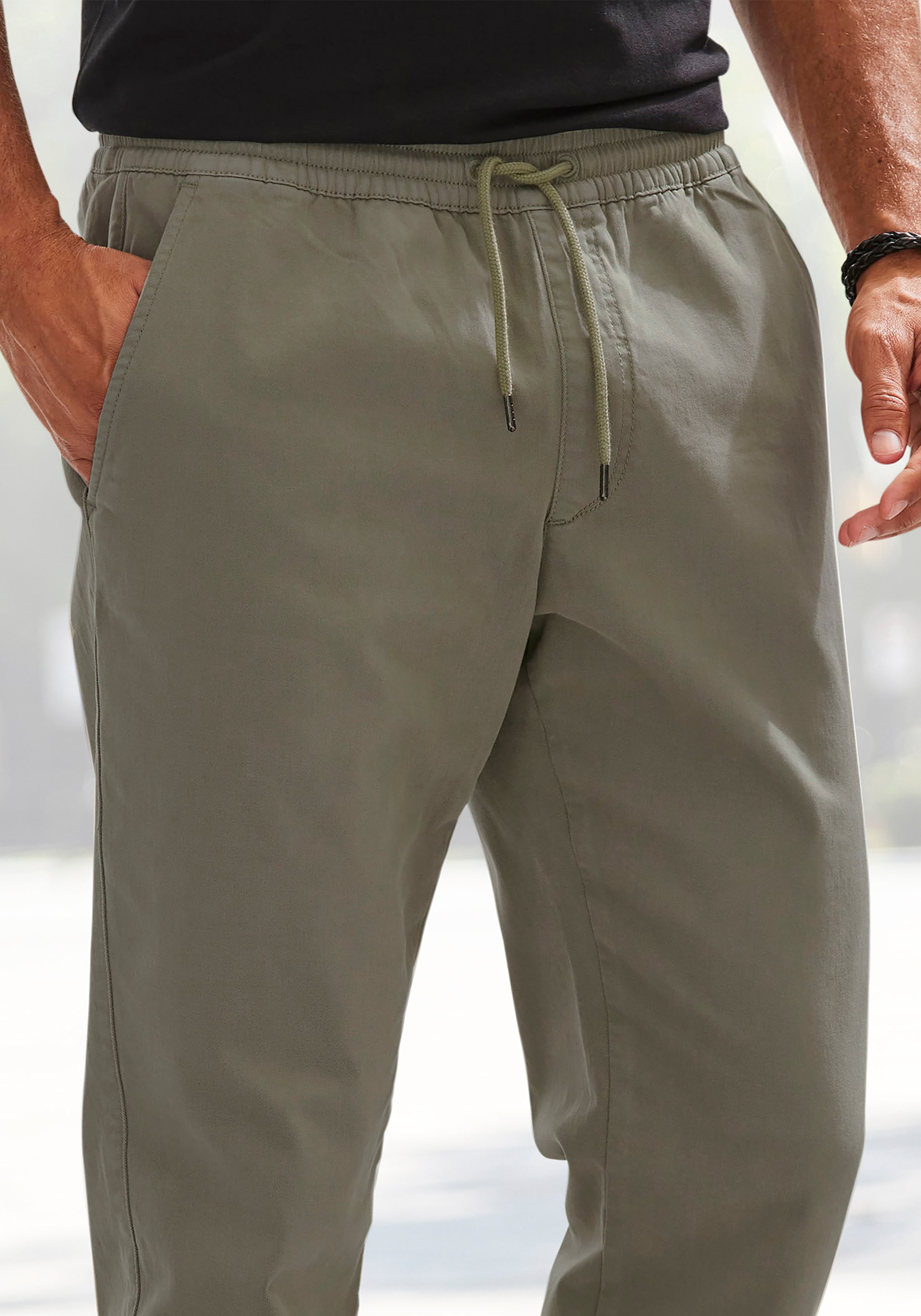 John Devin Jogger Pants »Jogg Pants«, aus elastischer Baumwoll-Qualität