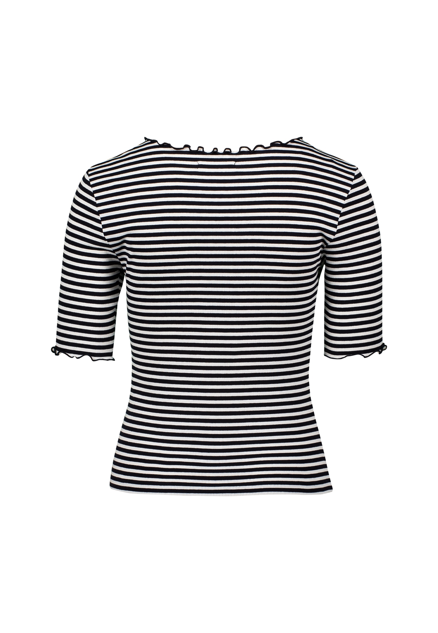 Zero T-Shirt »Streifenshirt mit Ringelsaum«