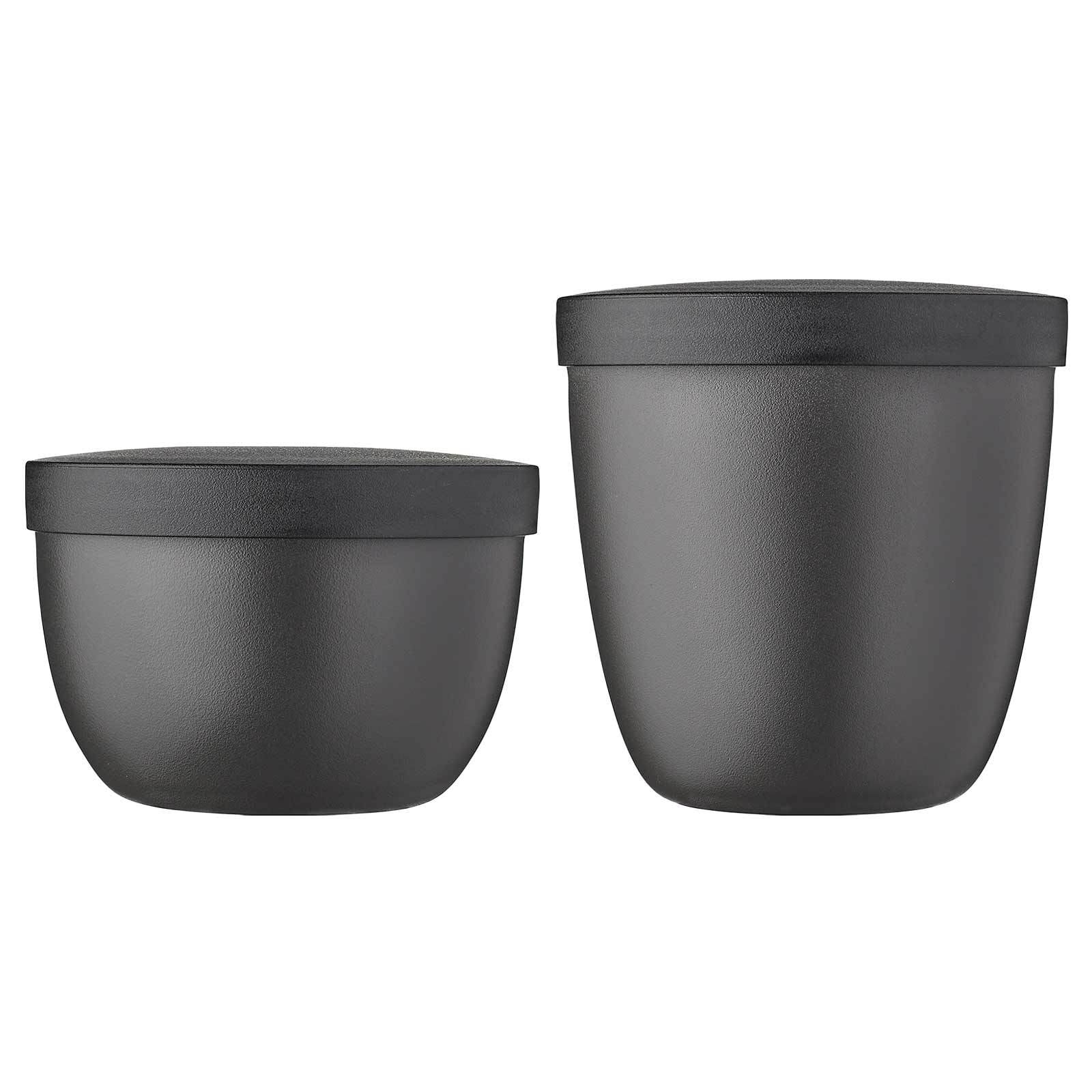 Mepal Lunchbox »Snackpots Ellipse 350 & 500 ml 2er Set« Spülmaschinengeeignet, Mikrowellengeeignet (ohne Deckel)