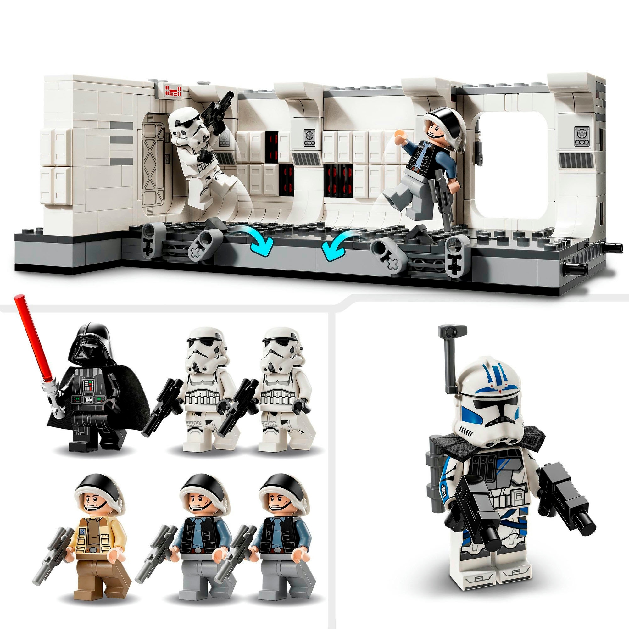 LEGO® Konstruktionsspielsteine »Das Entern der Tantive IV™ (75387), LEGO® Star Wars™«, (502 St.), Diorama, Made in Europe