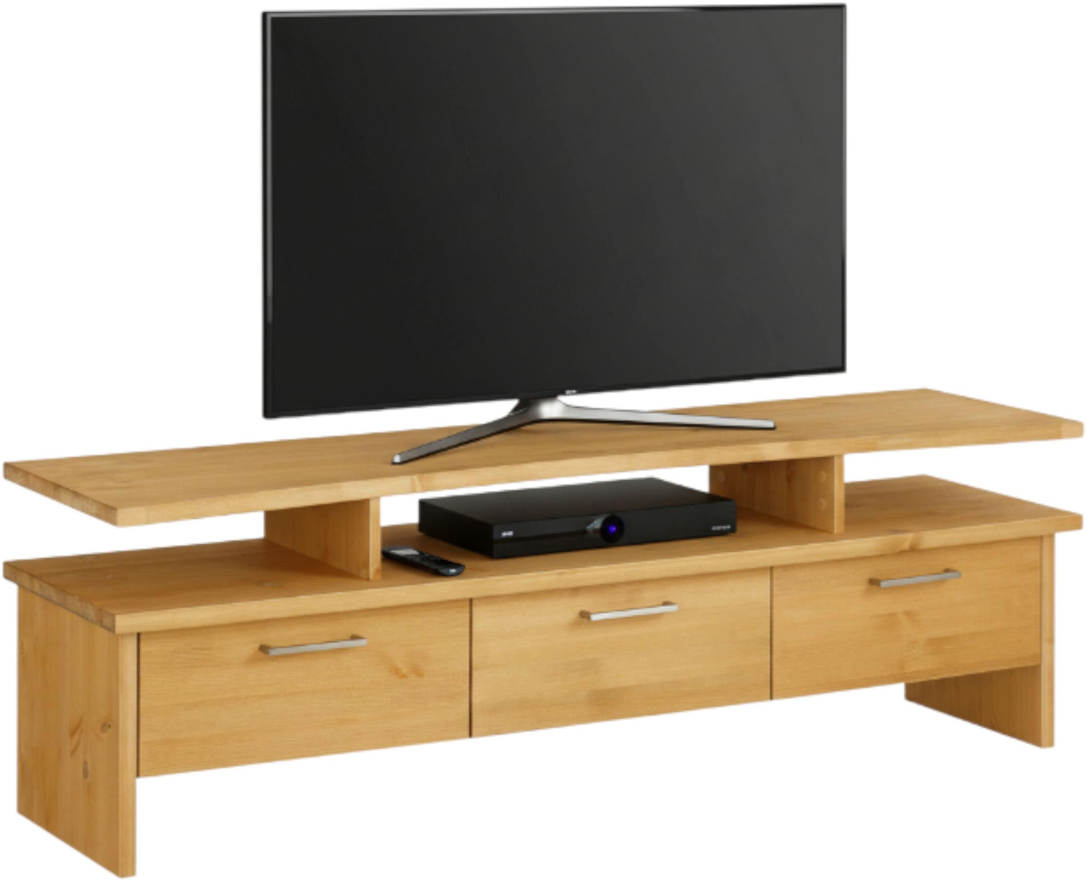 Home affaire TV-Board »Ixo« Breite 148 cm, mit 3 Schubladen, aus masiver Kiefer, FSC®