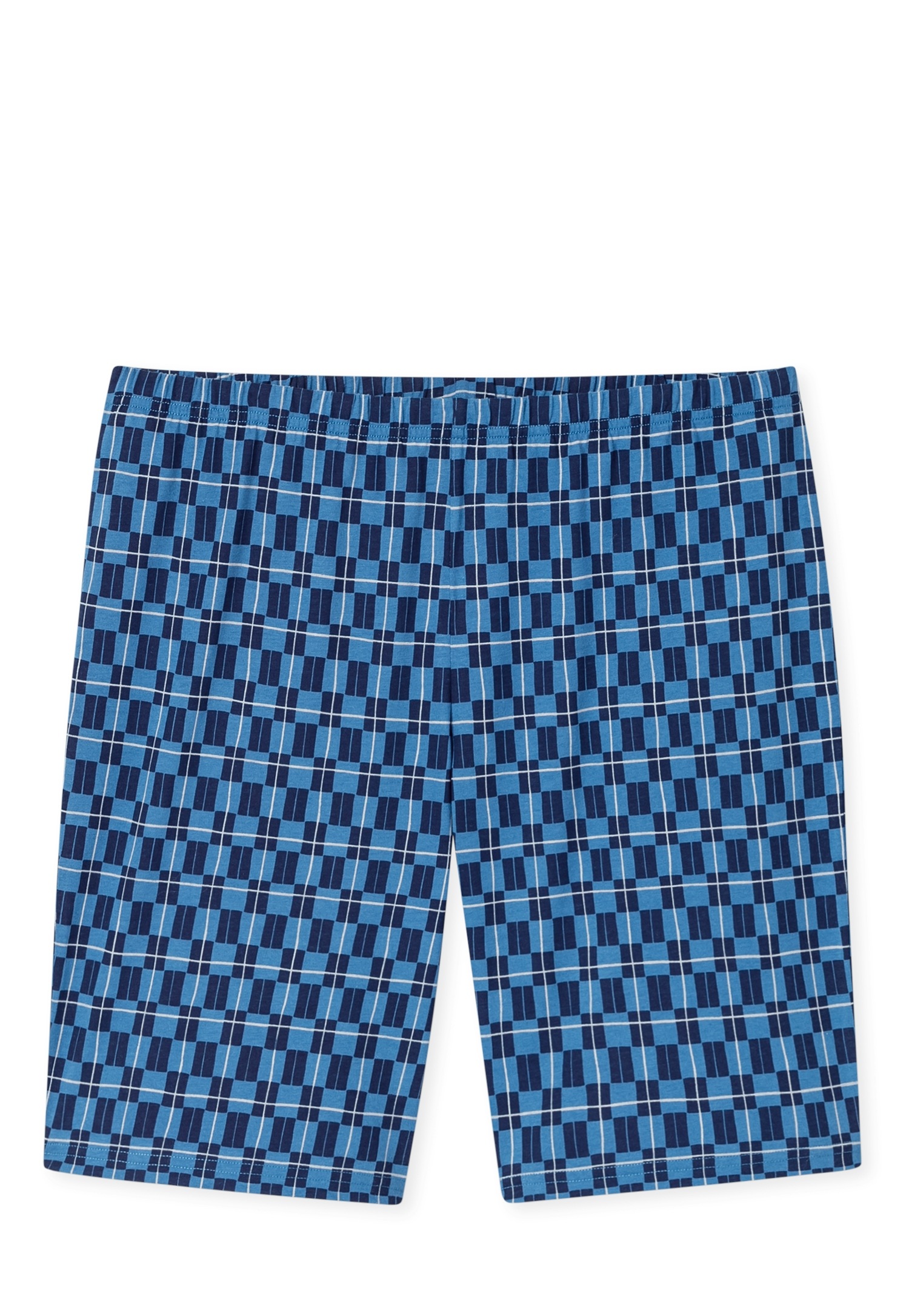 Schiesser Shorty »Casual Essentials« 2 tlg. mit unifarbenem Oberteil und gemusterter Hose