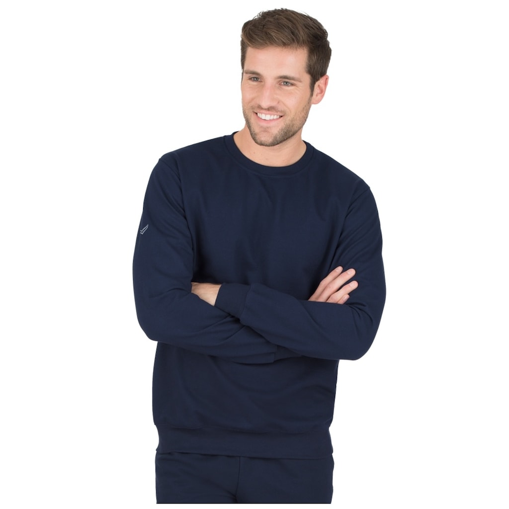 Trigema Sweatshirt »TRIGEMA Sweatshirt aus Biobaumwolle«