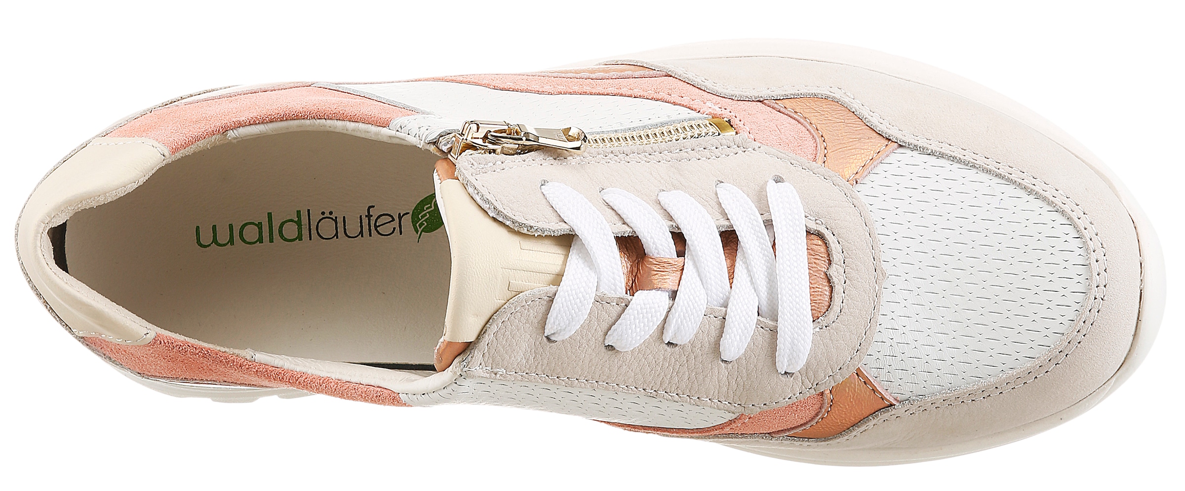 Waldläufer Keilsneaker »H-CARLA«  Schnürschuh, Halbschuh, Freizeitschuh mit Reißverschluss