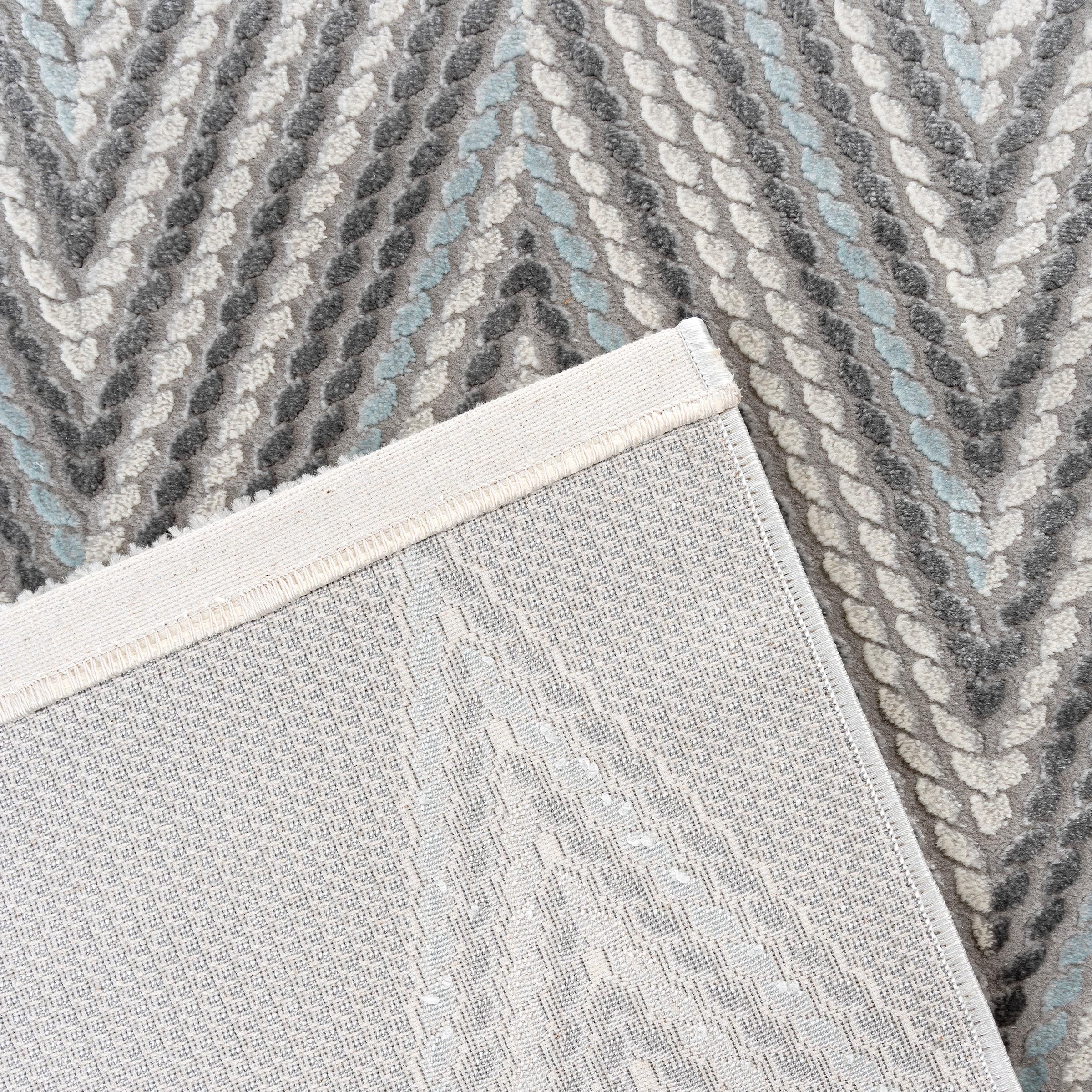 Sehrazat Teppich »Luxury 6500«, rechteckig, 13 mm Höhe, Wohnzimmer, Kurzflor, Hoch Tief Struktur