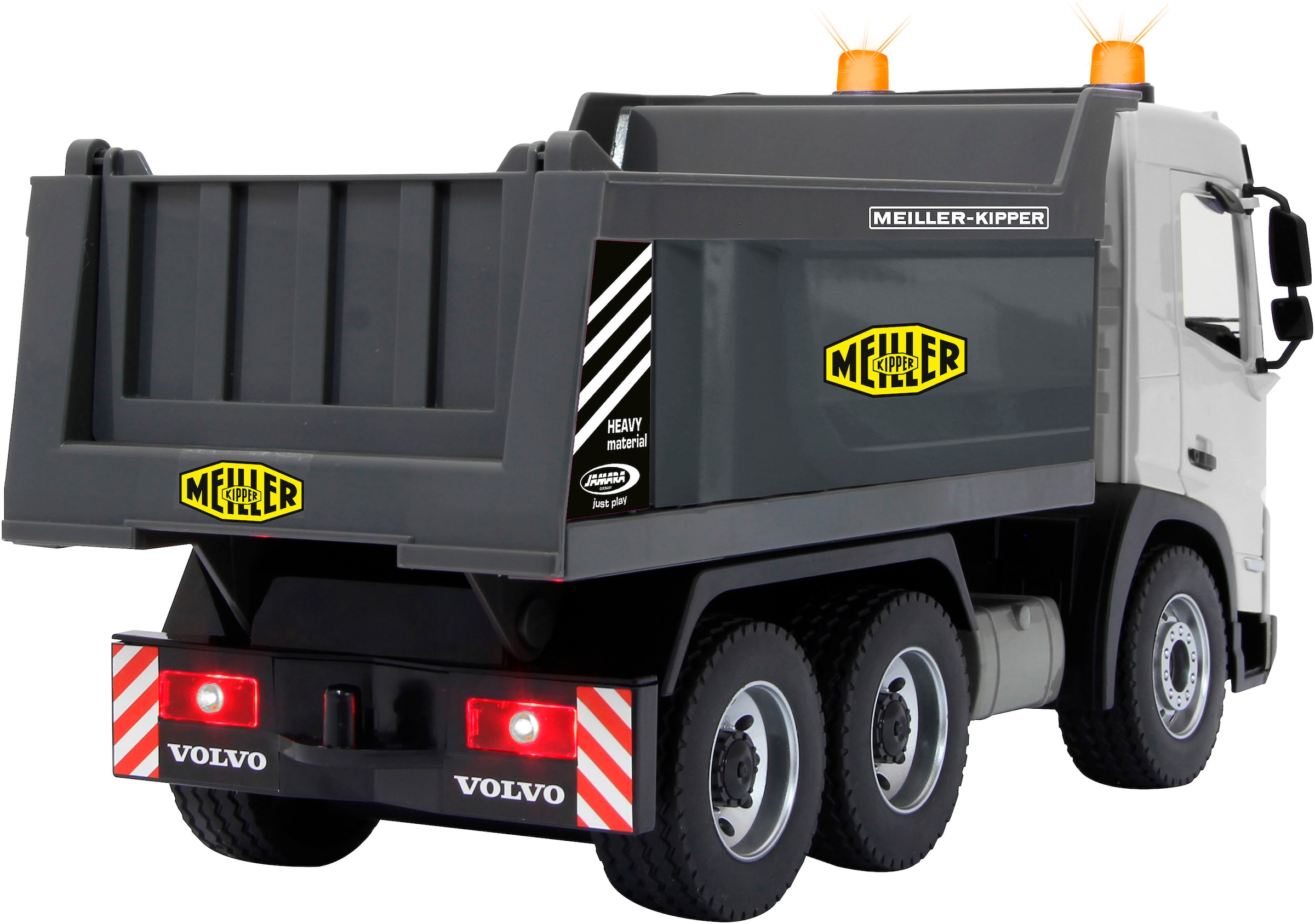 Jamara RC-Auto »Muldenkipper Volvo FMX Meiller 2,4GHz«, mit LED Beleuchtung