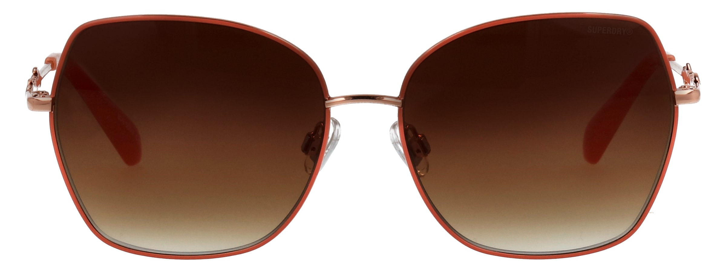 Superdry Sonnenbrille »Modell 995062« Form Butterfly, Logoschriftzug auf Bügel, Metallfassung