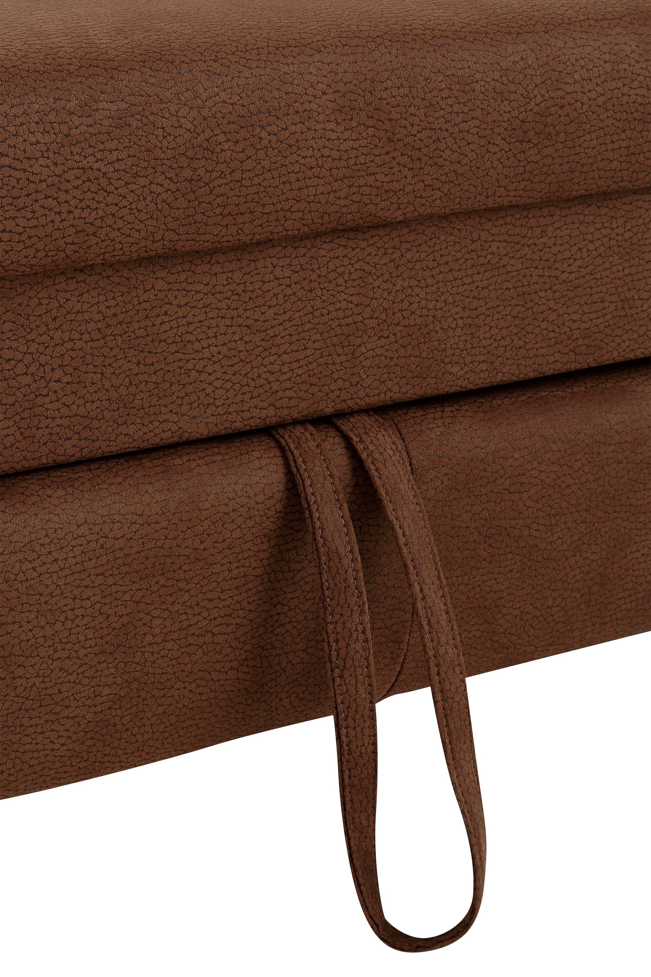 Home affaire Ecksofa »Pilot L-Form«, mit Kopfteilverstellung, optional Bettfunktion und Bettkasten