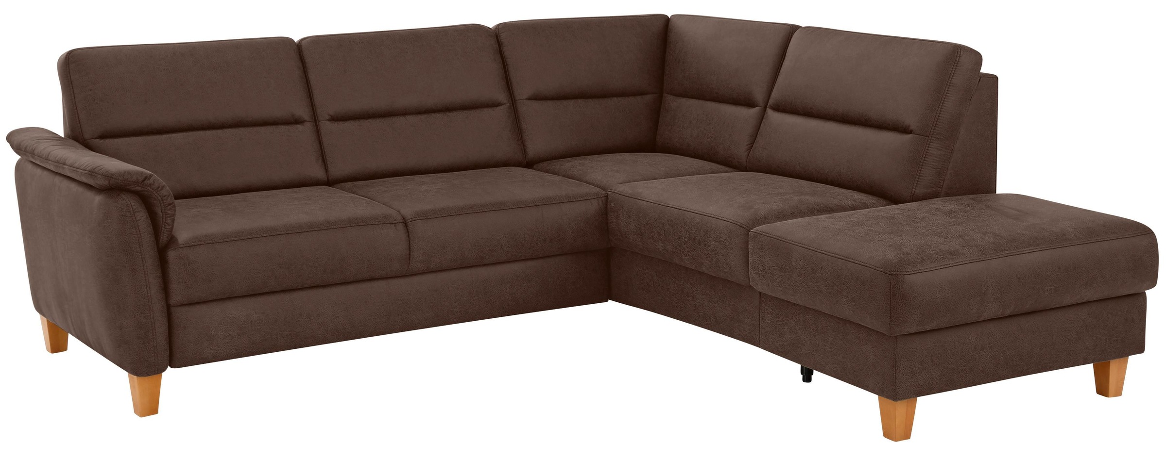 Home affaire Ecksofa »Palmera L-Form«, Federkern, wahlweise mit Bettfunktion und mit/ohne Stauraum