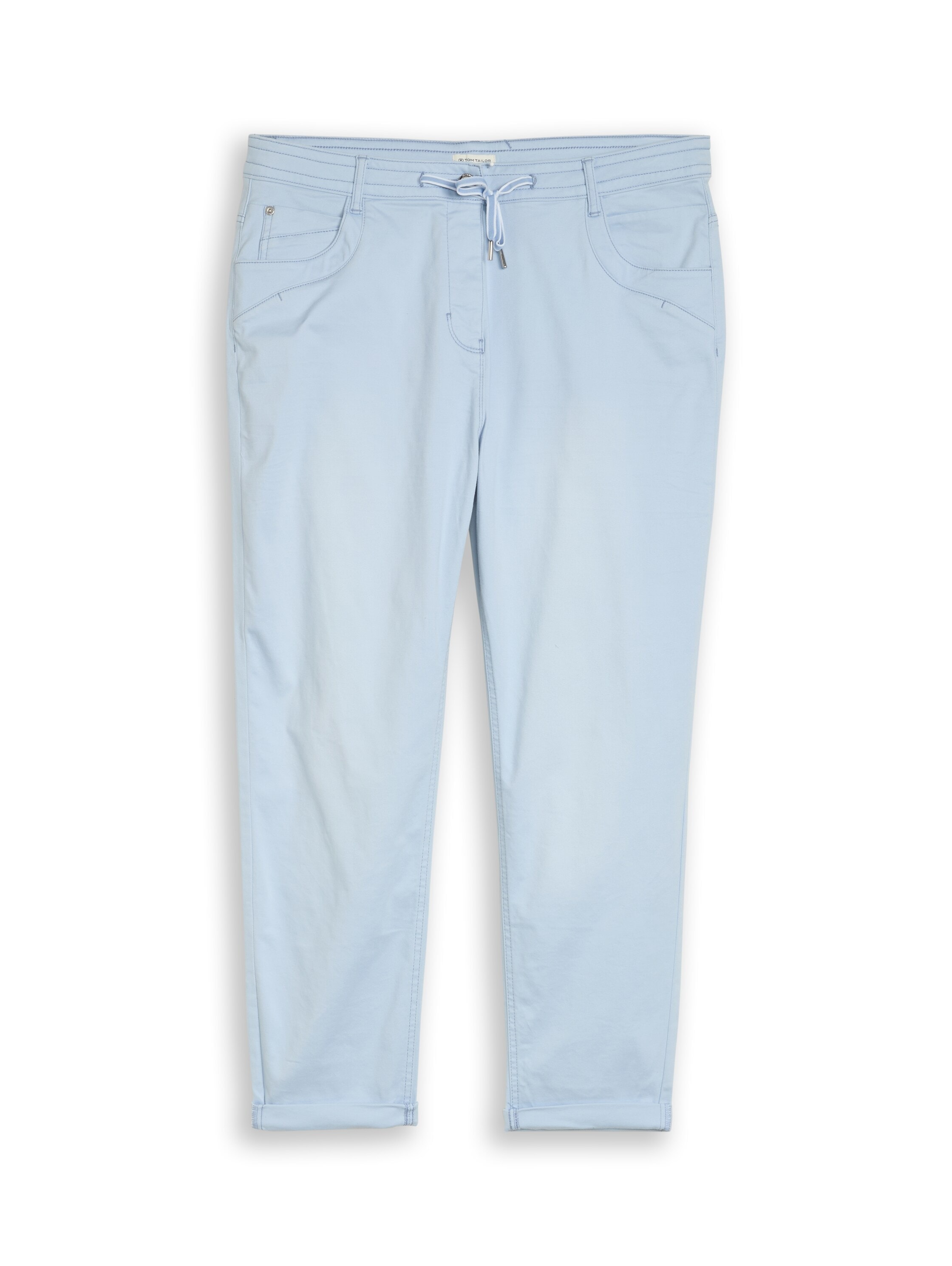TOM TAILOR PLUS Jogger Pants  im 5-Pocket-Stil mit Stretch und Bindeband