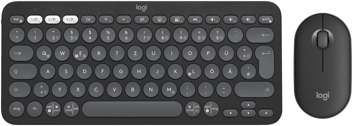 Logitech Tastatur »Pebble 2 Combo« (Fn-Tasten | Multimedia-Tasten)