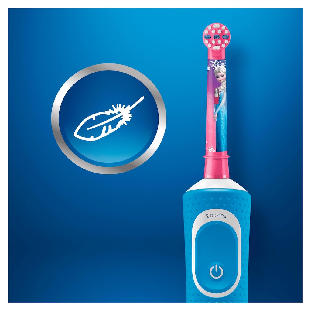 Oral-B Elektrische Kinderzahnbürste »Frozen Elektrische«, 1 St. Aufsteckbürsten