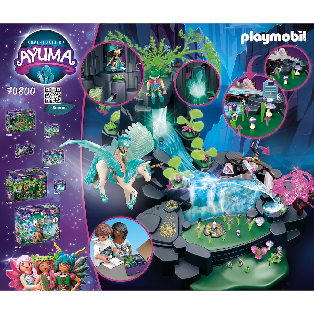 Playmobil® Konstruktions-Spielset »Magische Energiequelle (70800), Adventures of Ayuma«, (166 St.), Made in Germany