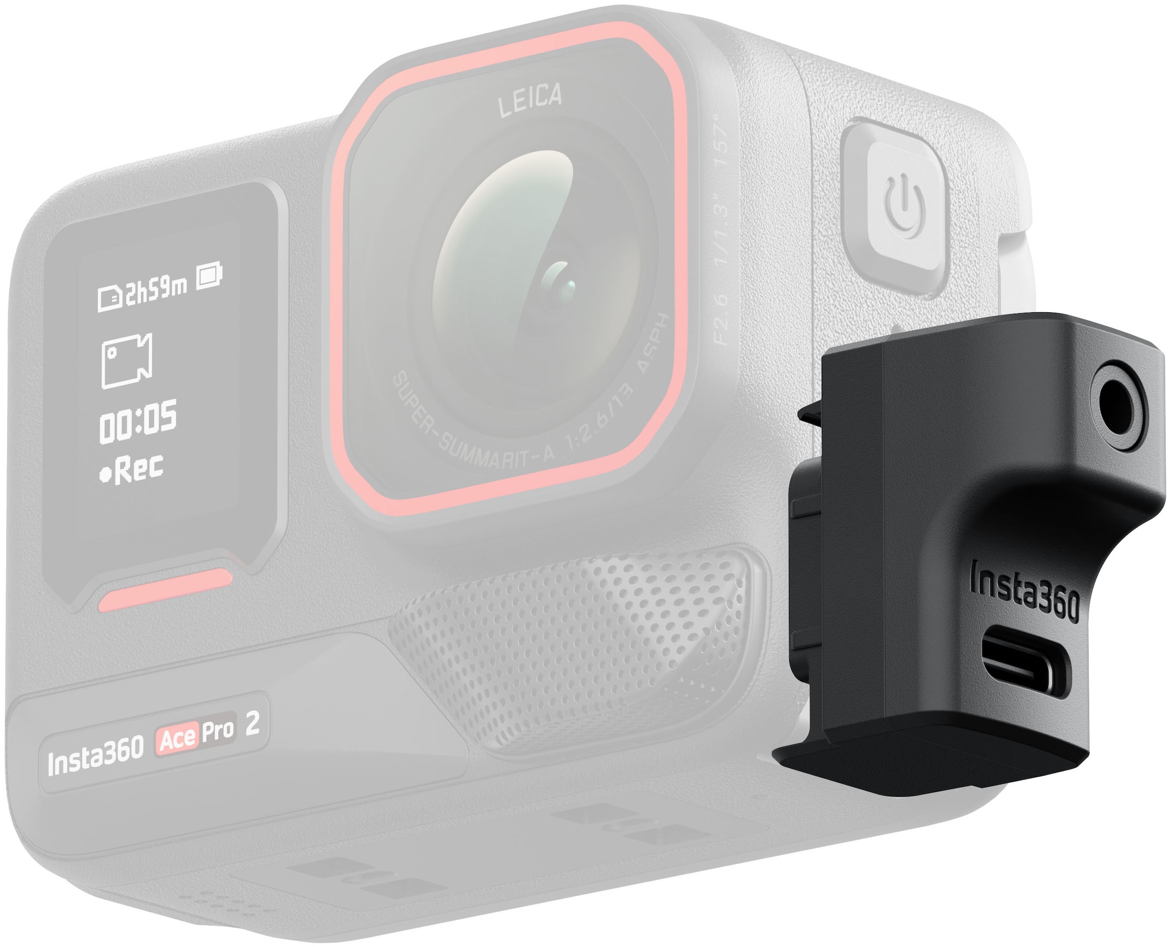 Insta360 Adapter »Mikrofonadapter für die Insta360 Ace Serie« USB-C zu 3,5-mm-Klinke | USB-C
