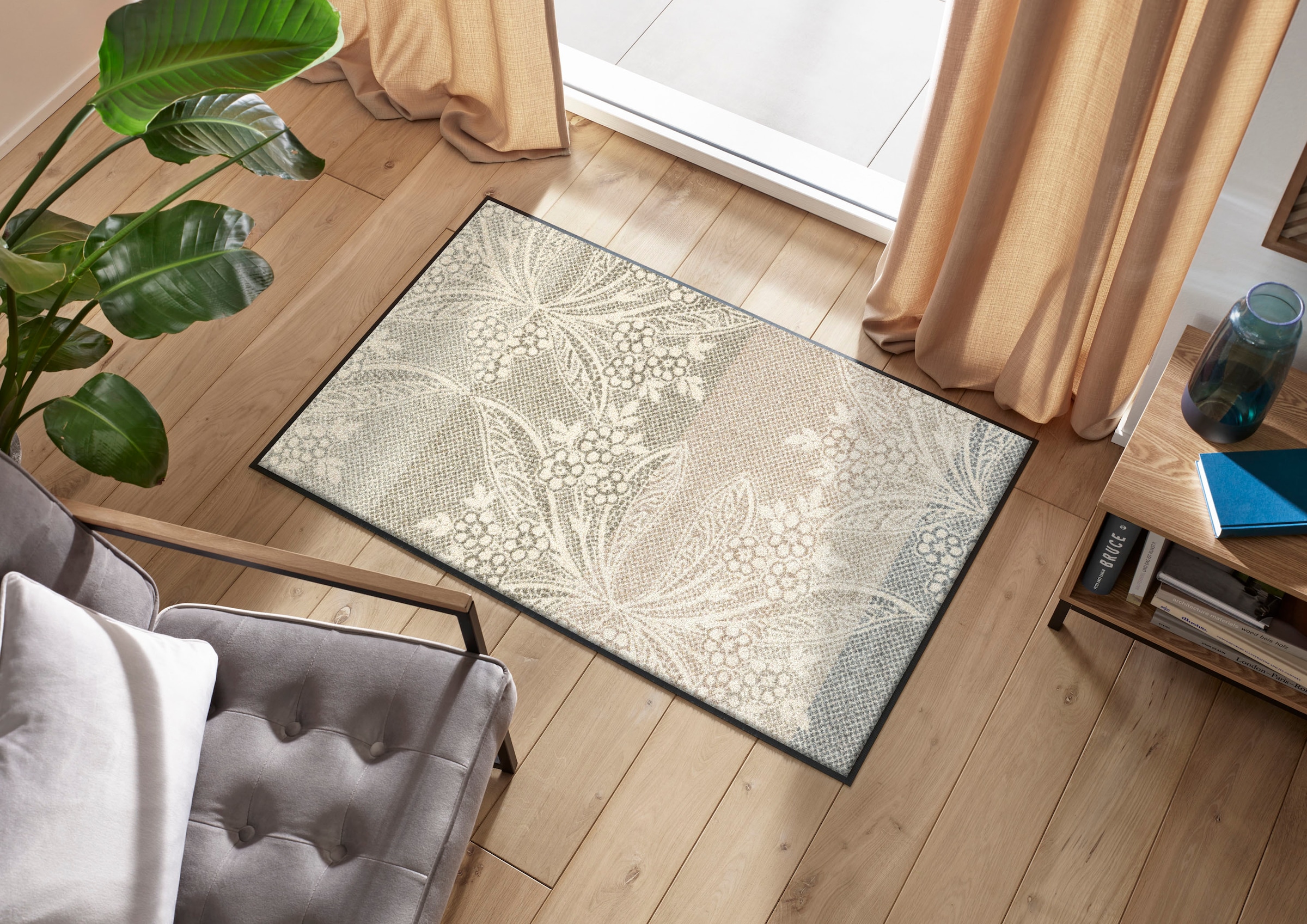 wash+dry by Kleen-Tex Teppich »Floral Lace« rechteckig