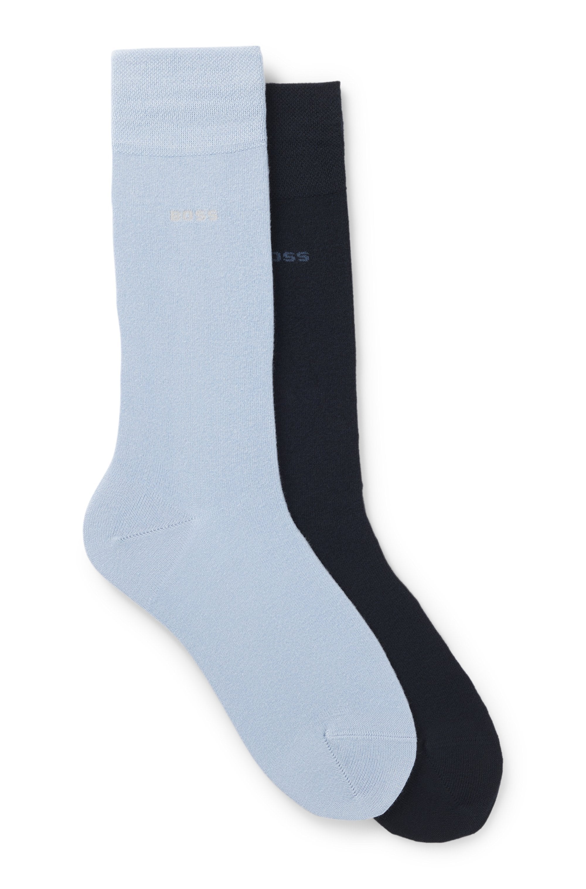 BOSS Businesssocken »2P RS Bamboo 1027«, (Packung, 2 Paar), mit Strickbündchen