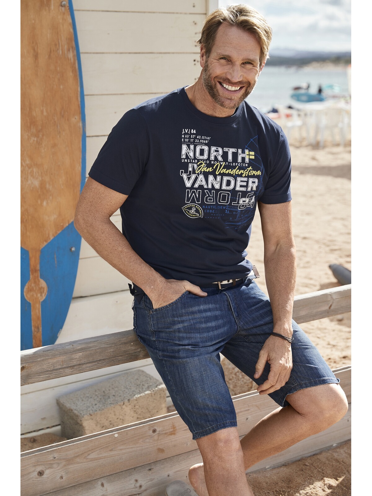 Jan Vanderstorm Rundhalsshirt »T-Shirt FRIMANN«