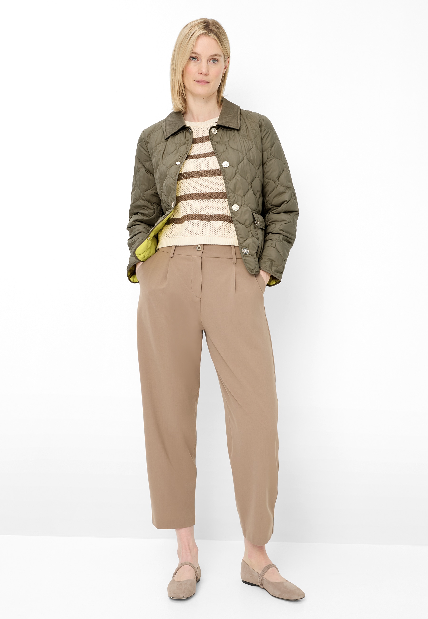 Fuchs Schmitt Steppjacke modische Steppung, Regular Fit, große Taschen mit Druckknöpfen