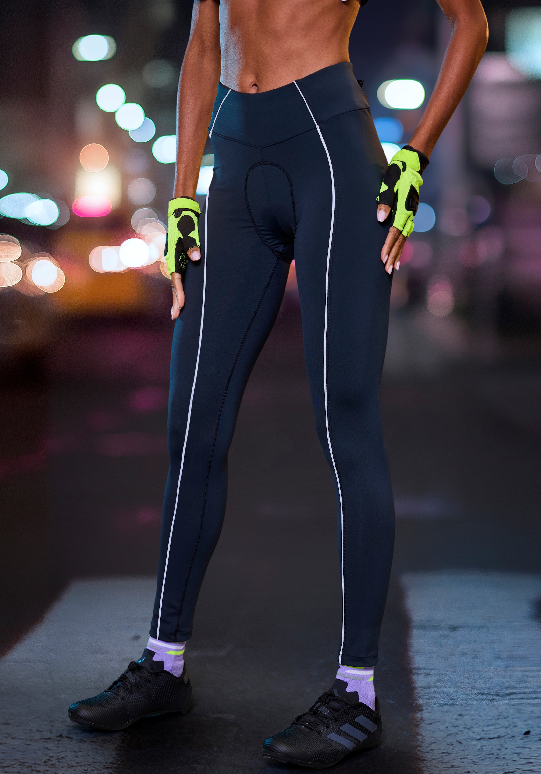 Vivance active Radhose, mit Gesäßpolster, Radsport