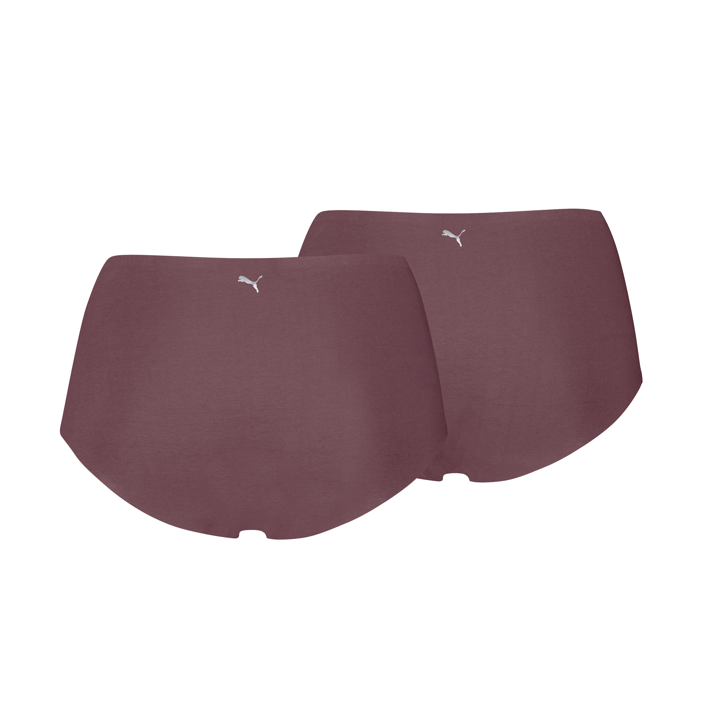 PUMA Panty »PUMA WOMEN INVISIBLE COTTON MINI SHORTS 2P« nahtlose Ränder für eine unsichtbare Passform
