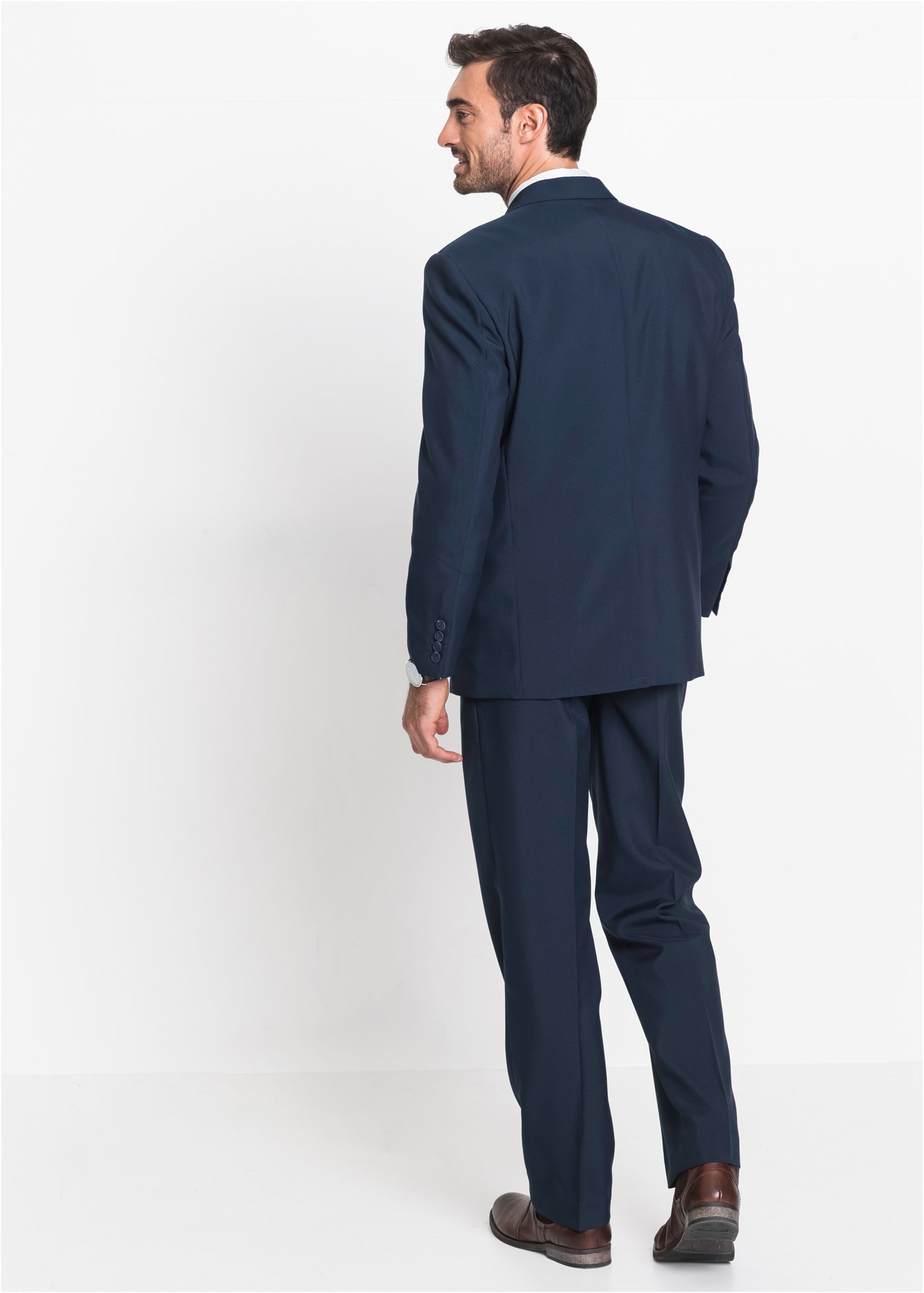 bonprix Anzug »Anzug (2-tlg. Set), Regular Fit« Set, 2 tlg. regular fit Regular Fit, pflegeleichtes Material, zweiteiliges Set
