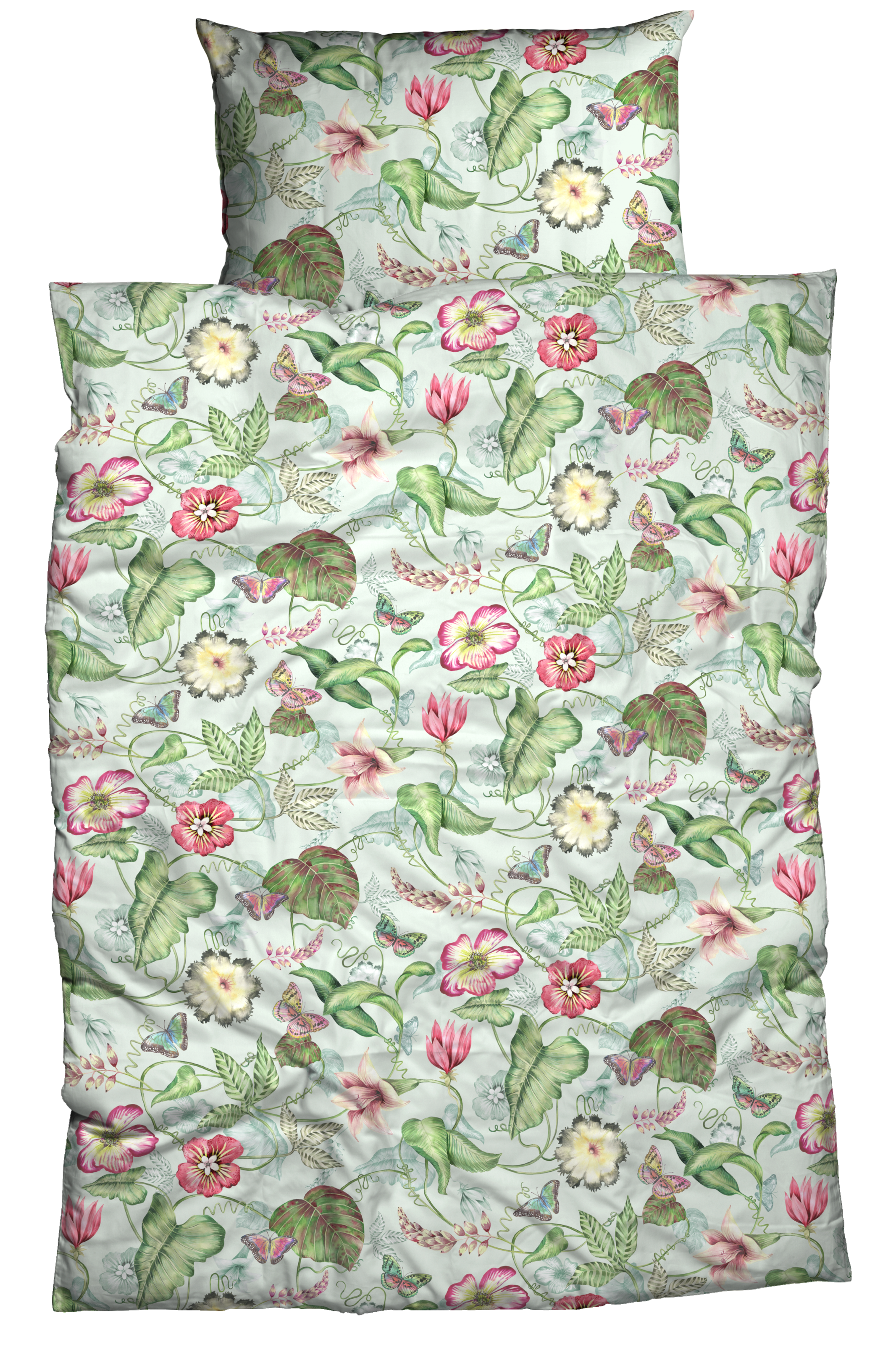 CASATEX Bettwäsche "Belli Fiori" 2 Stk. elegante, farbenfrohe Bettwäsche