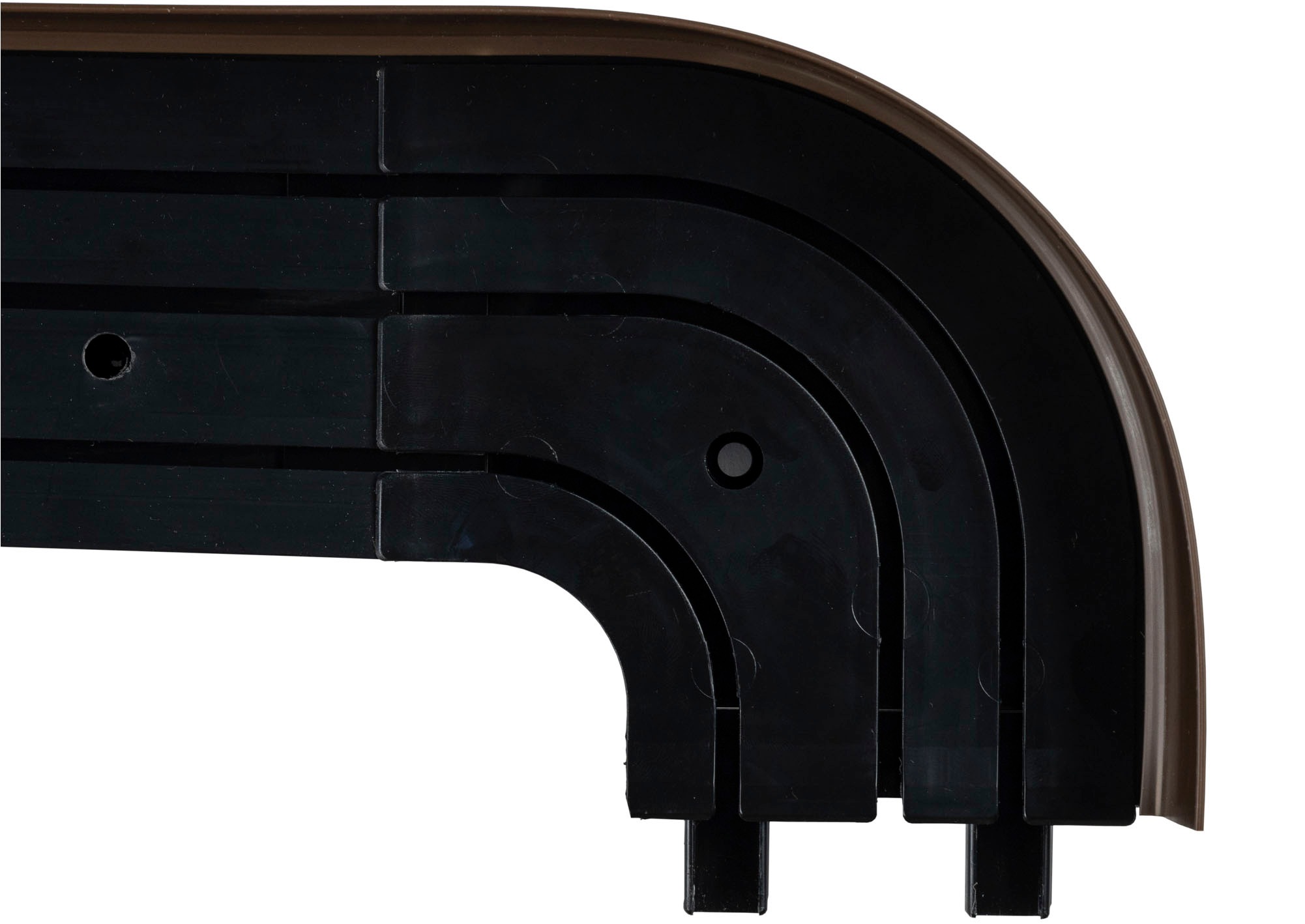 SN DECO GROUP Gardinenschiene »SH3 mit Blende 7,5 cm«, 3 läufig-läufig, Fixmaß, mit Blende 7,5 cm